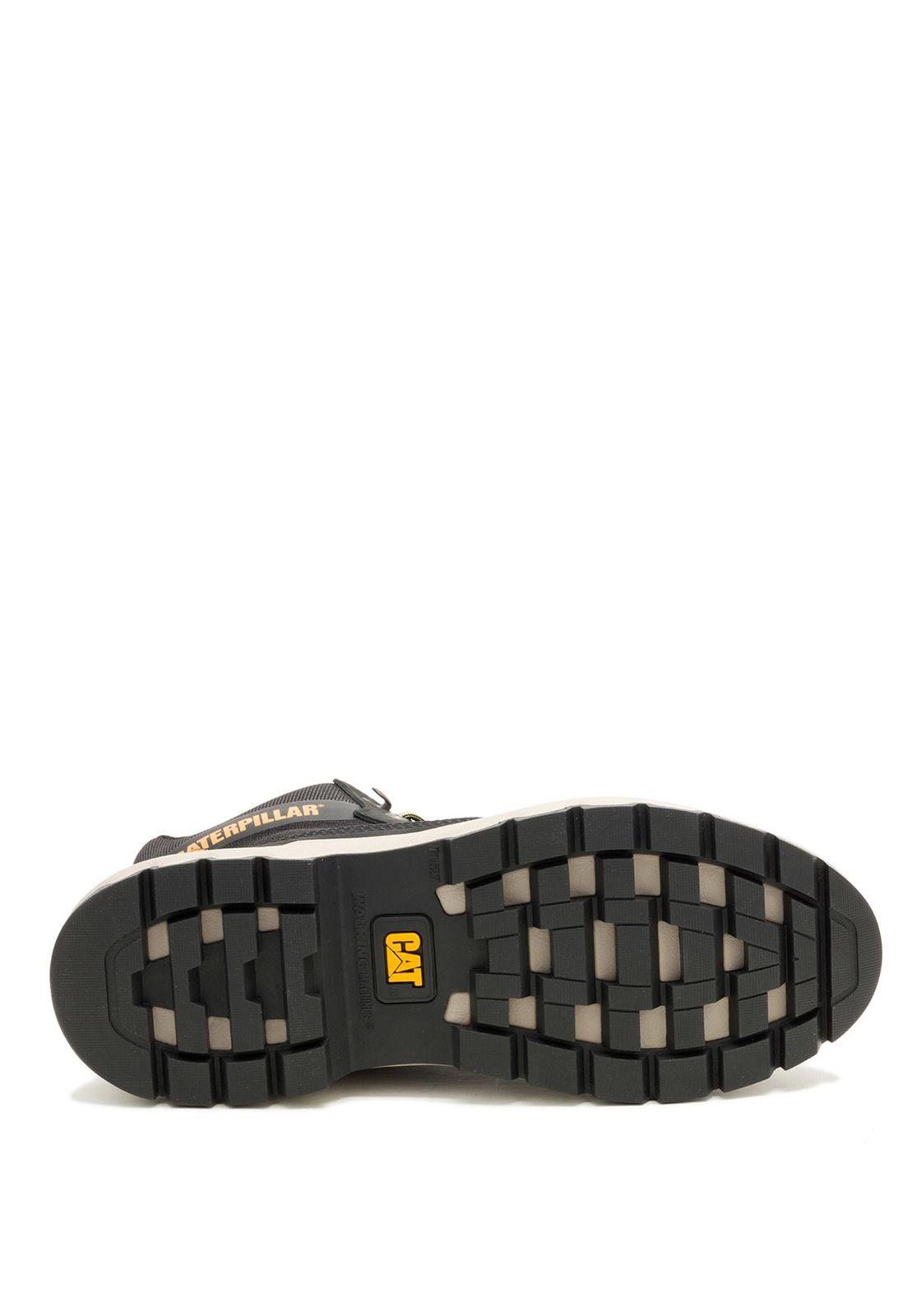 Zapatilla Cuero Hombre Colorado Sneaker Negro-7
