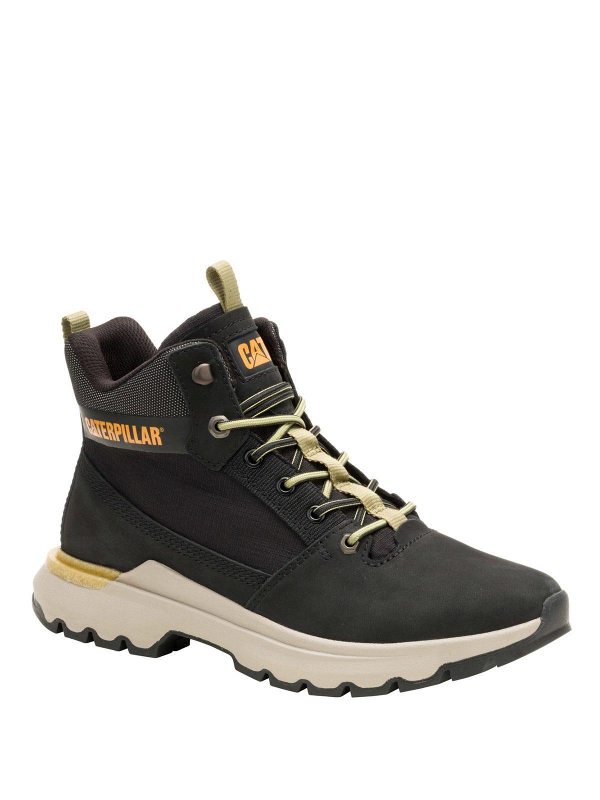 Zapatilla Cuero Hombre Colorado Sneaker Negro-0