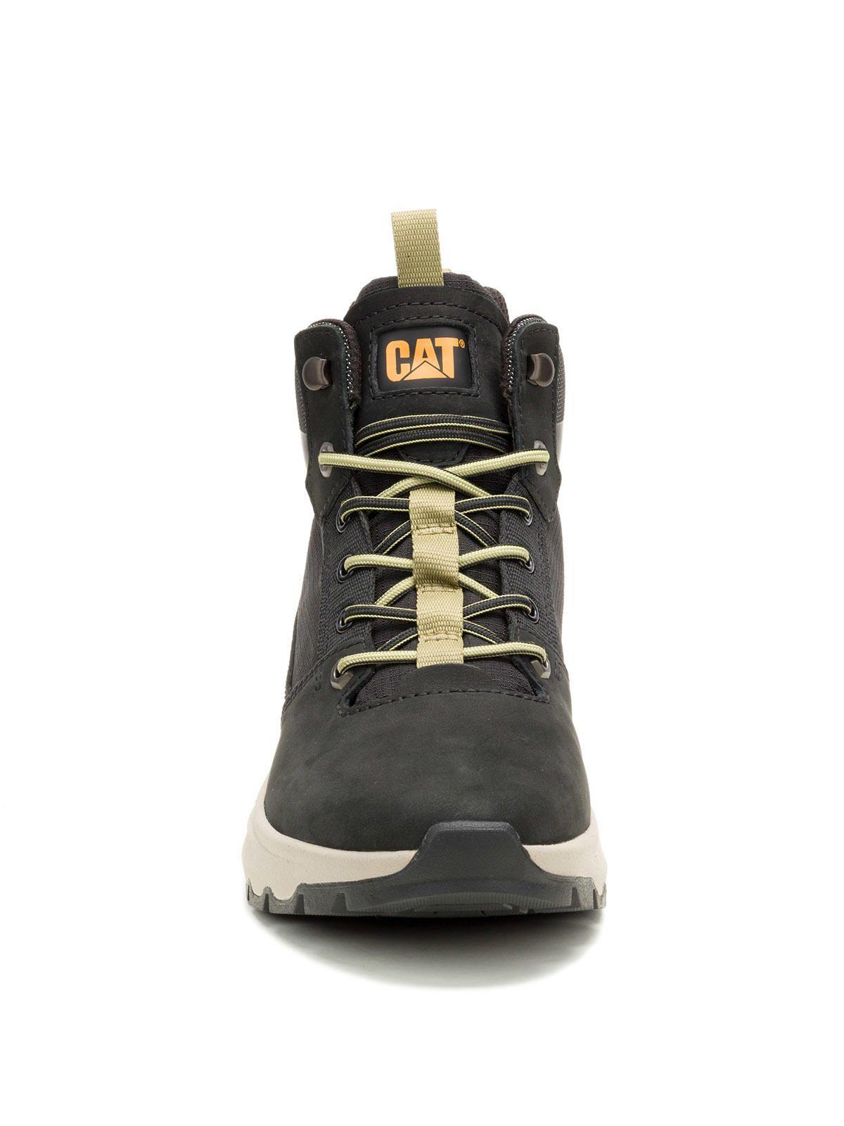 Zapatilla Cuero Hombre Colorado Sneaker Negro-4