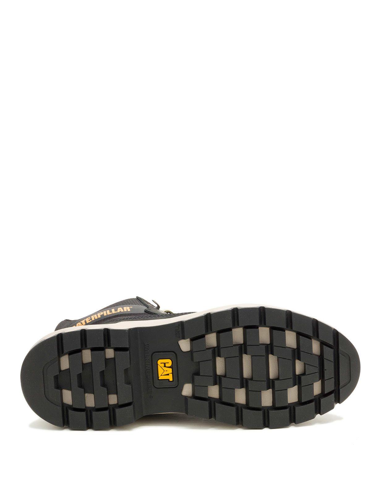 Zapatilla Cuero Hombre Colorado Sneaker Negro-7