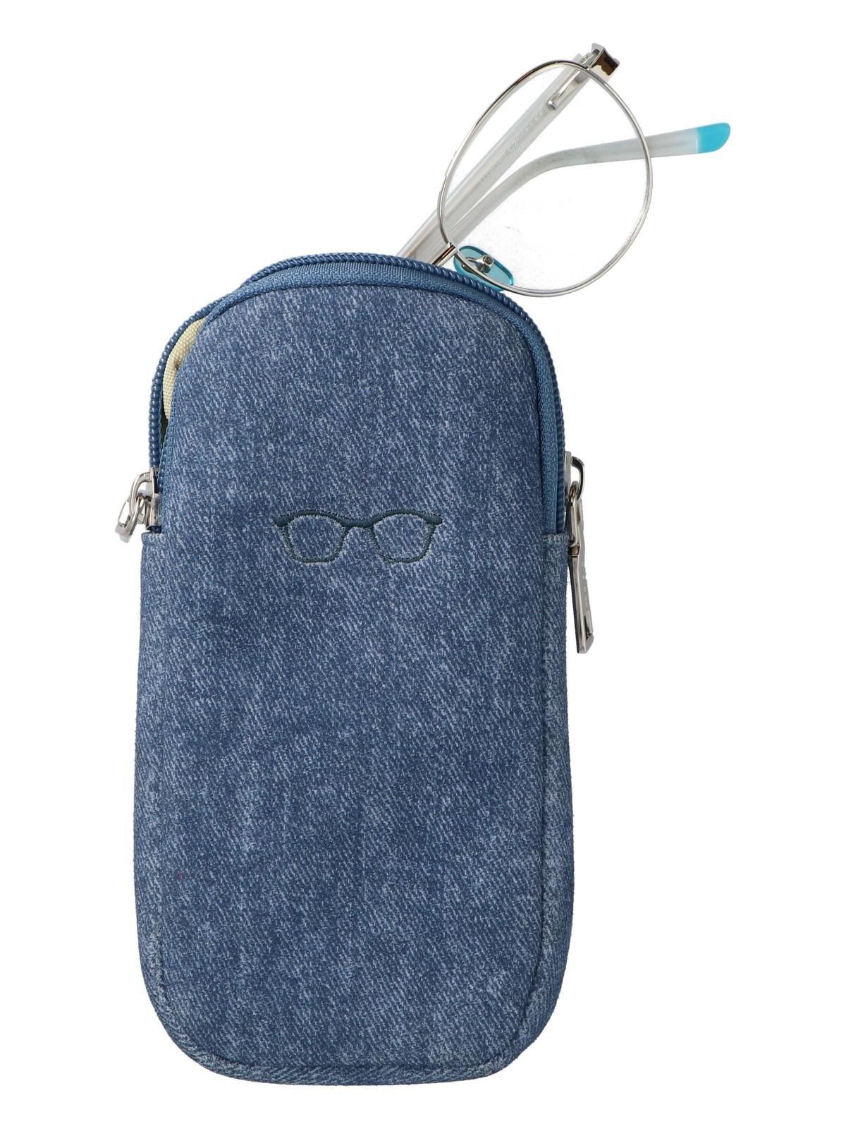 Estuche de anteojos Mujer Twin Glasscase Azul-3