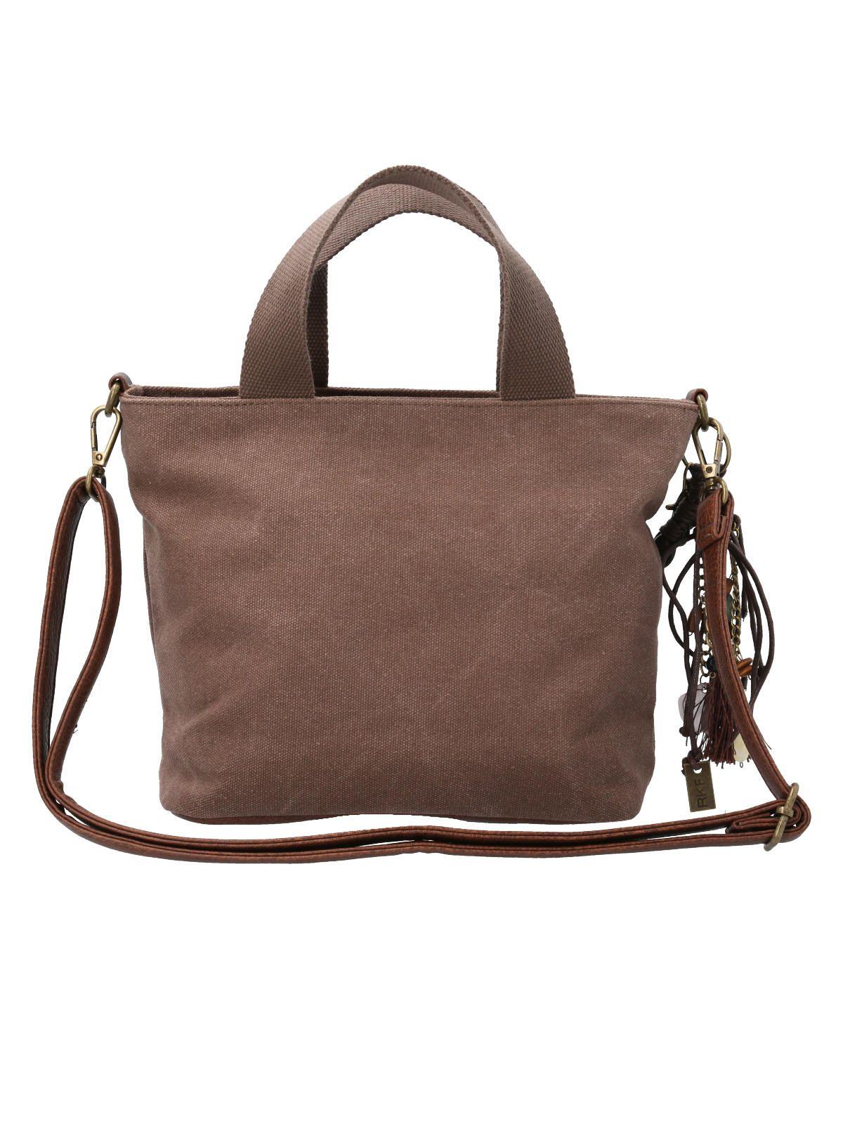 Cartera Textil Mujer Nature Bag Café-1