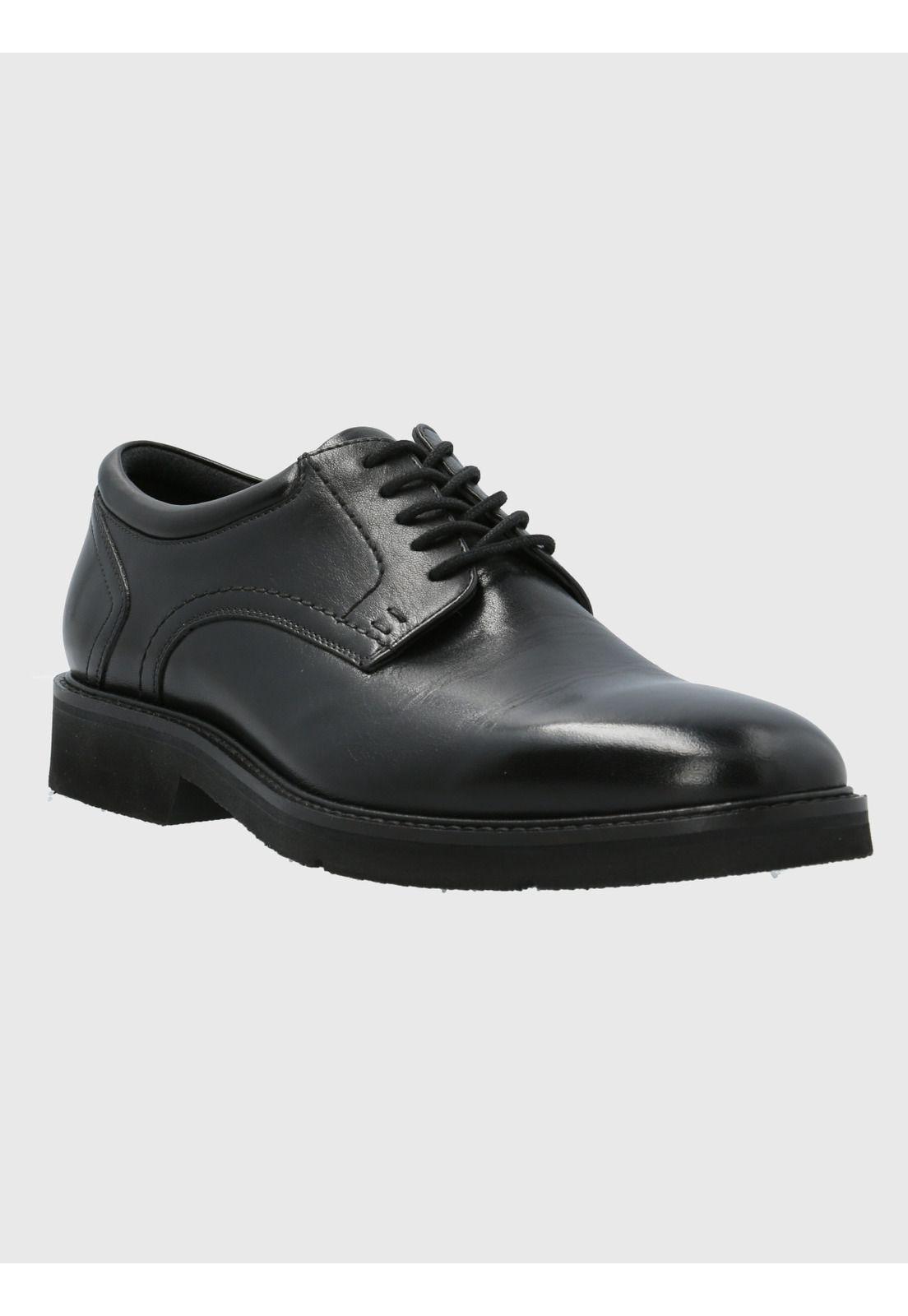 Zapato Cuero Hombre Aurelio Negro-0