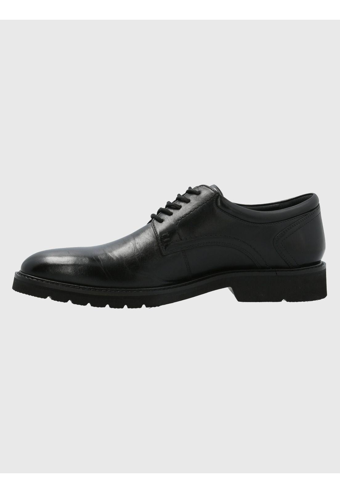 Zapato Cuero Hombre Aurelio Negro-4