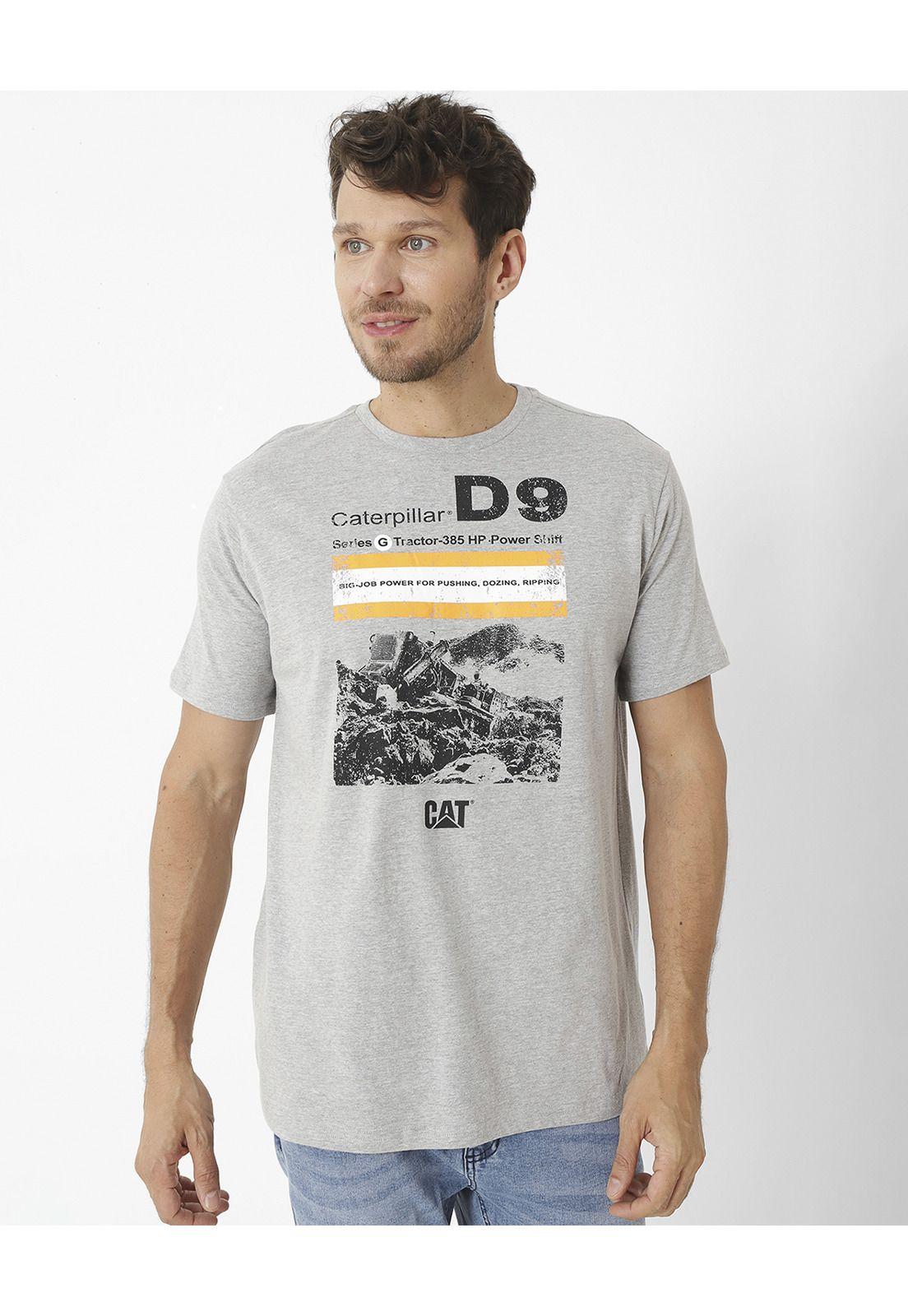 Polera M/C The Road Ahead Gra 3 Gris Hombre-0