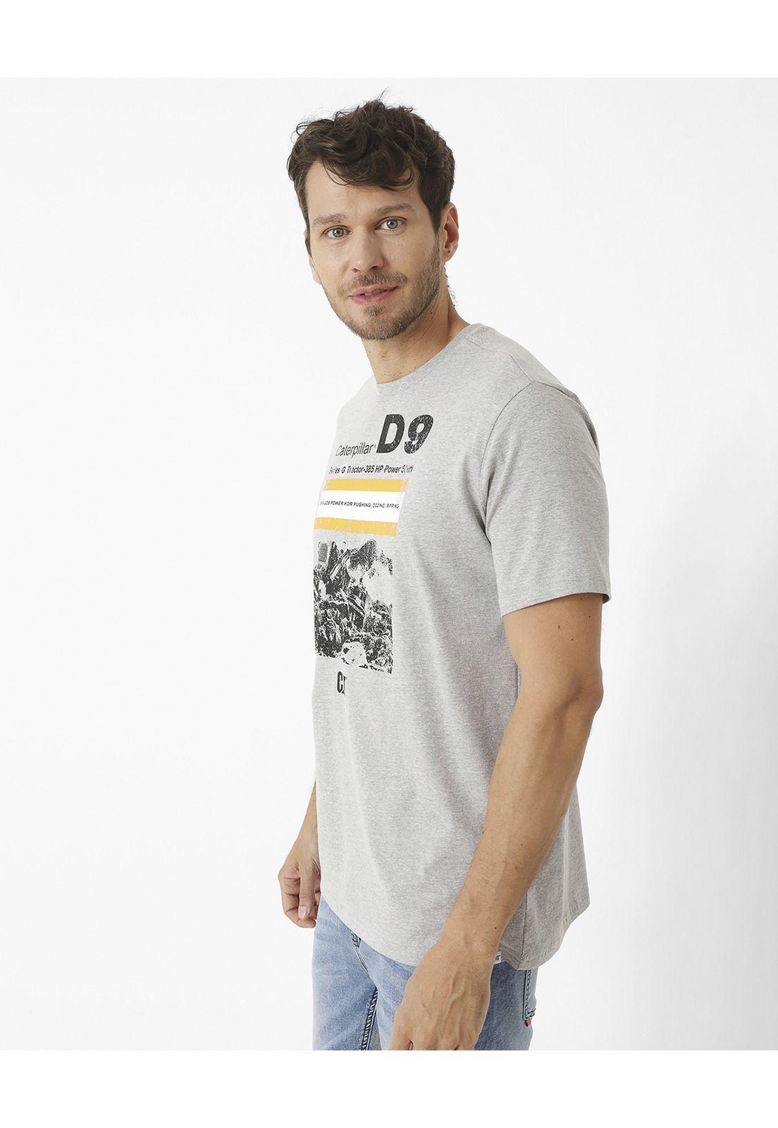 Polera M/C The Road Ahead Gra 3 Gris Hombre-3