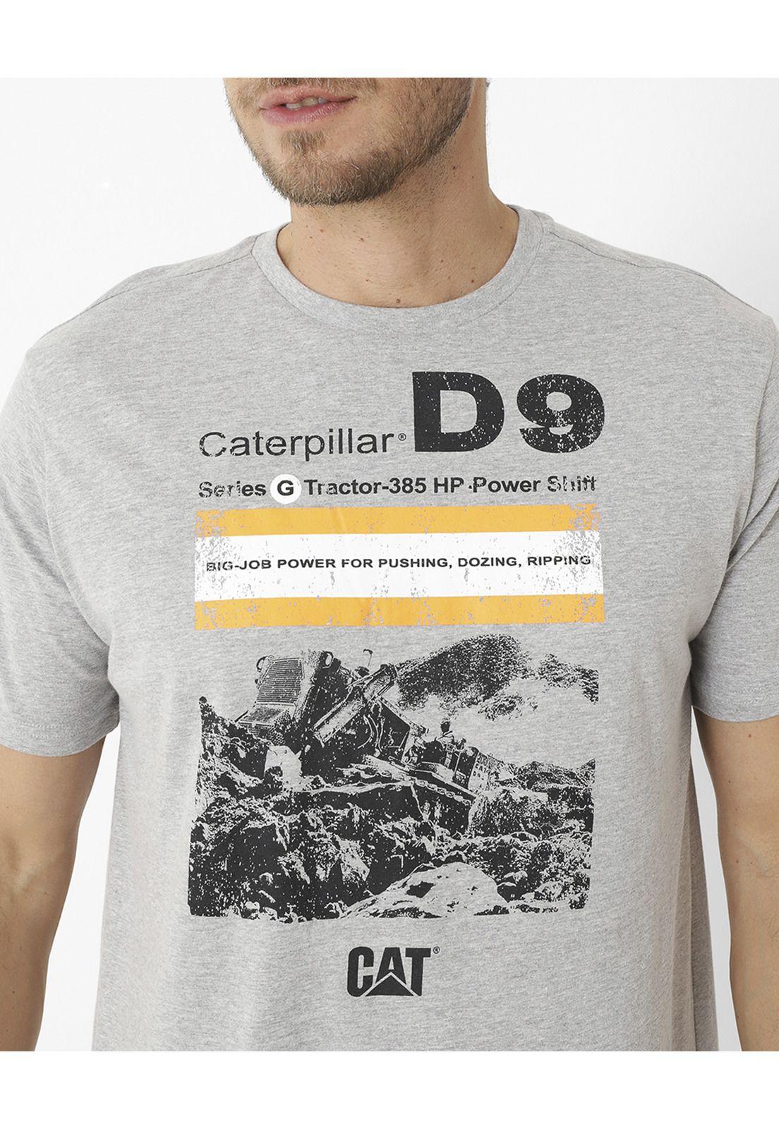 Polera M/C The Road Ahead Gra 3 Gris Hombre-4