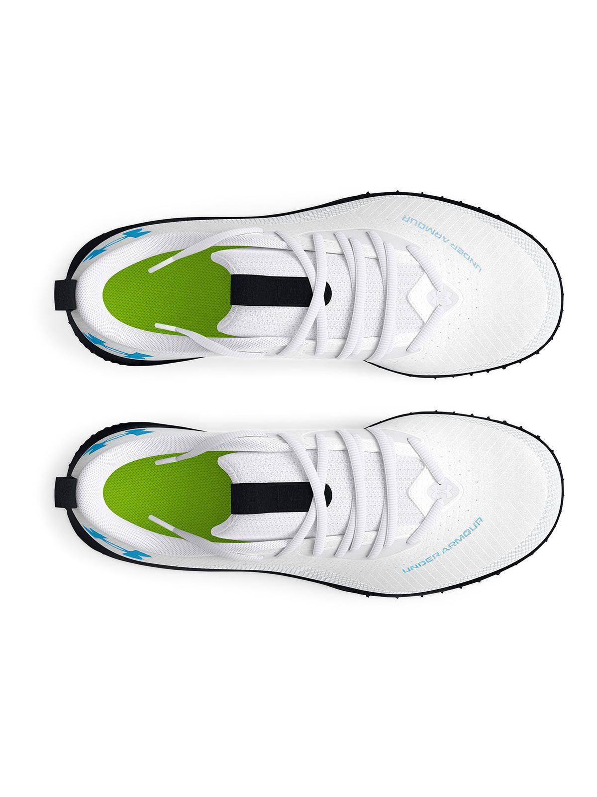Zapato fútbol UA Shadow 2 Jr. niños Blanco-4