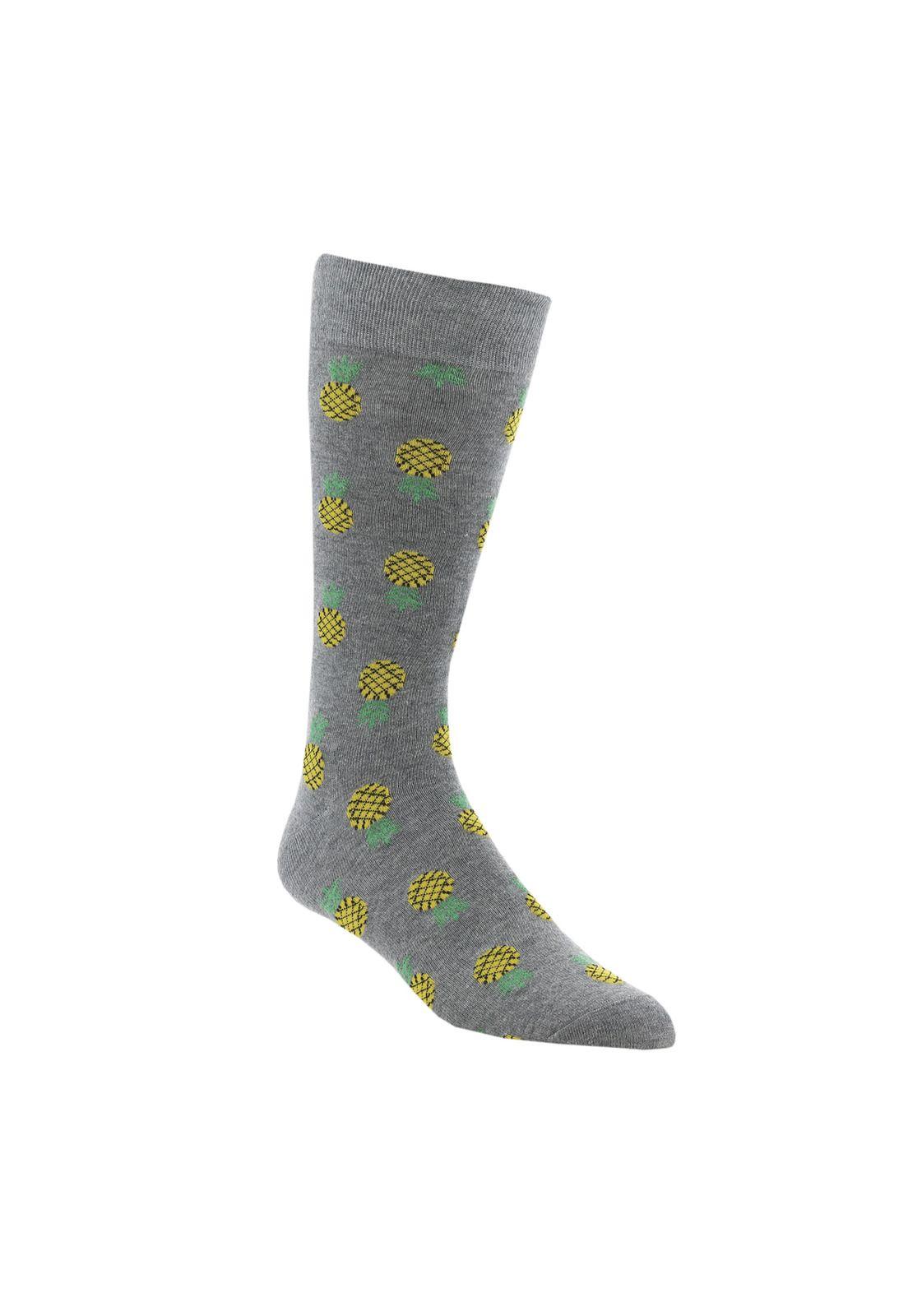 Calcetin Hombre Men'S Fruit Bowl Fashion Sock Gris-0