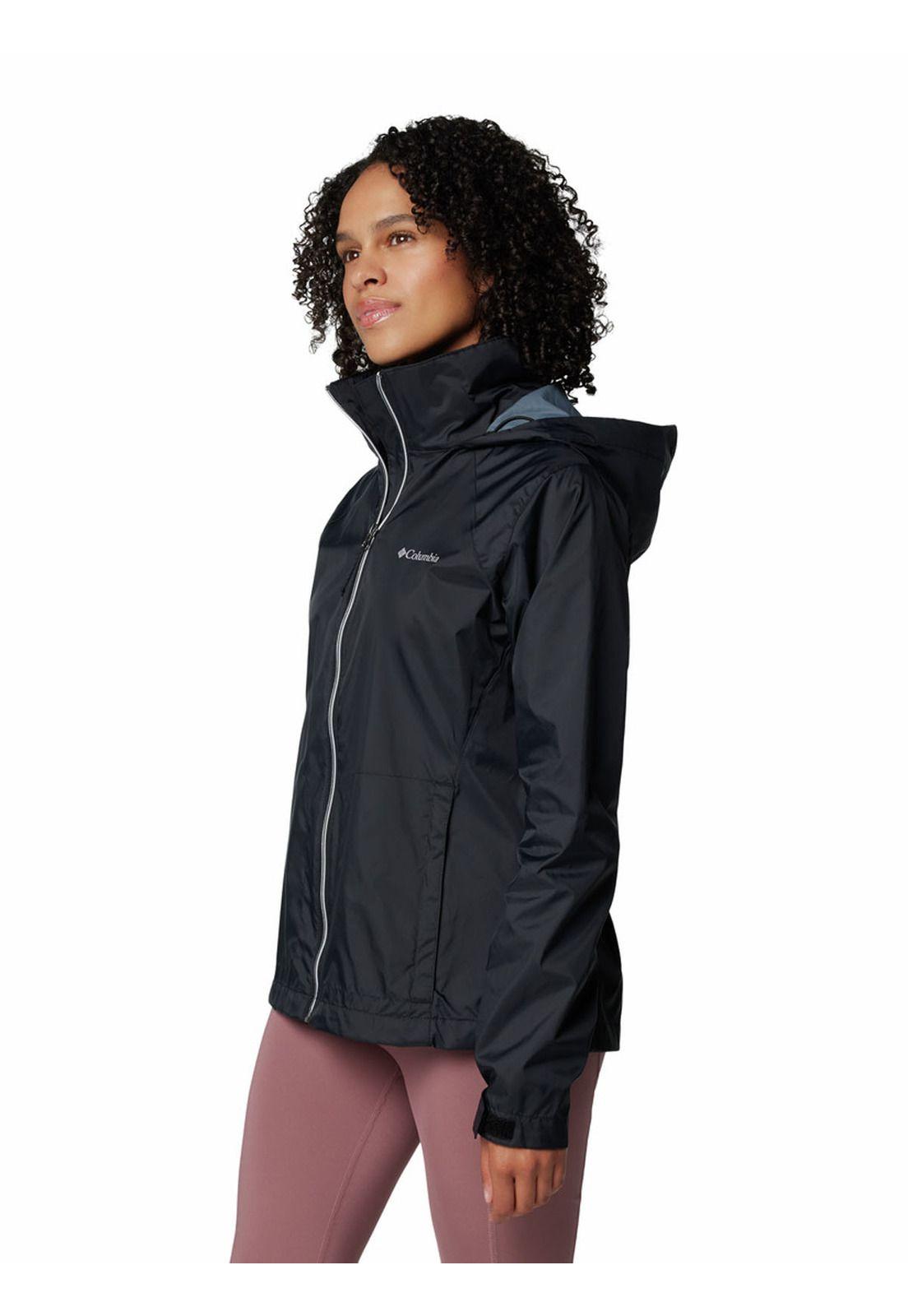 Cortaviento Mujer Switchback Iv Negro-1