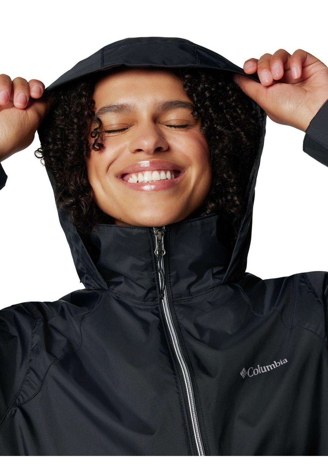 Cortaviento Mujer Switchback Iv Negro-3