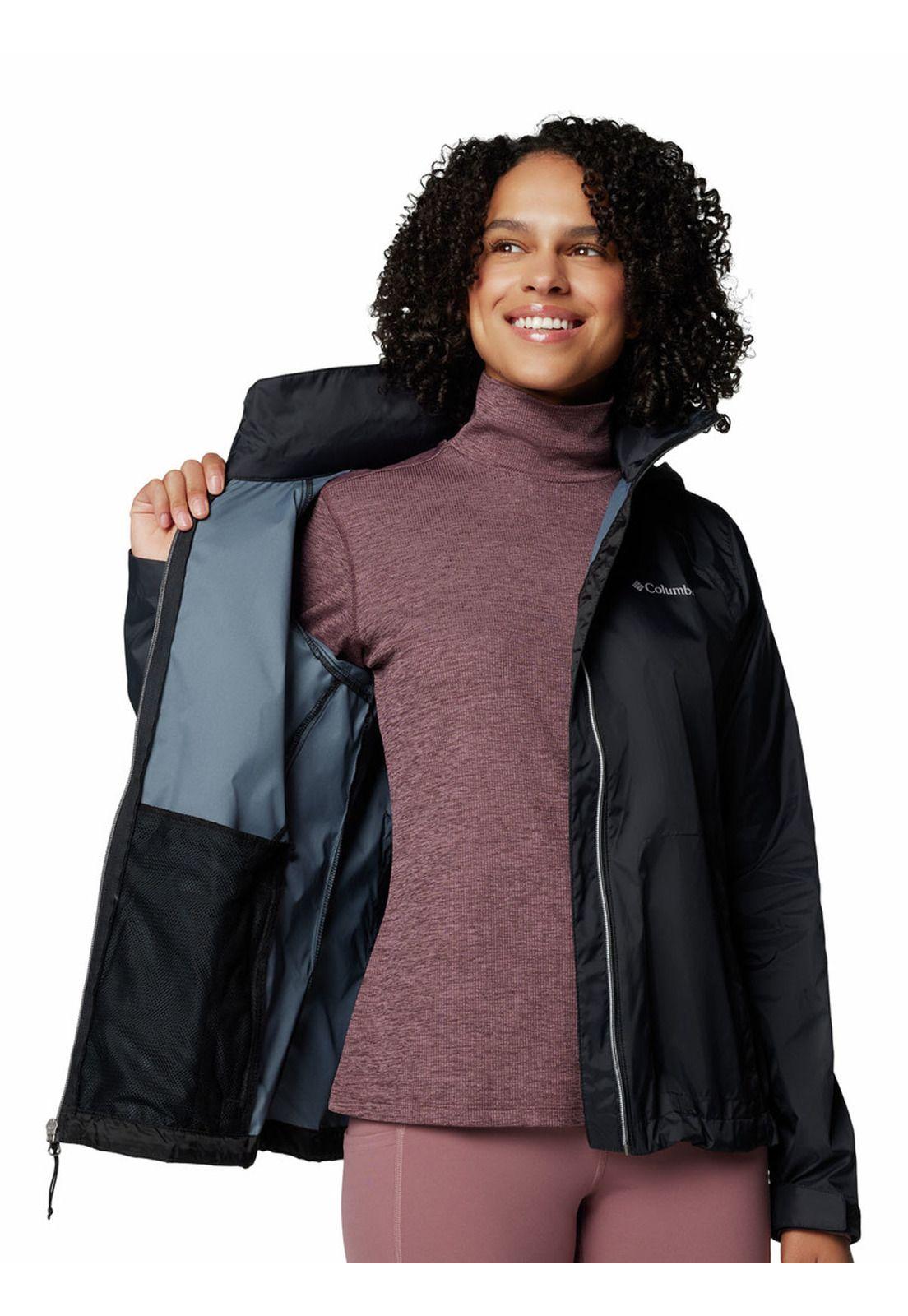 Cortaviento Mujer Switchback Iv Negro-5
