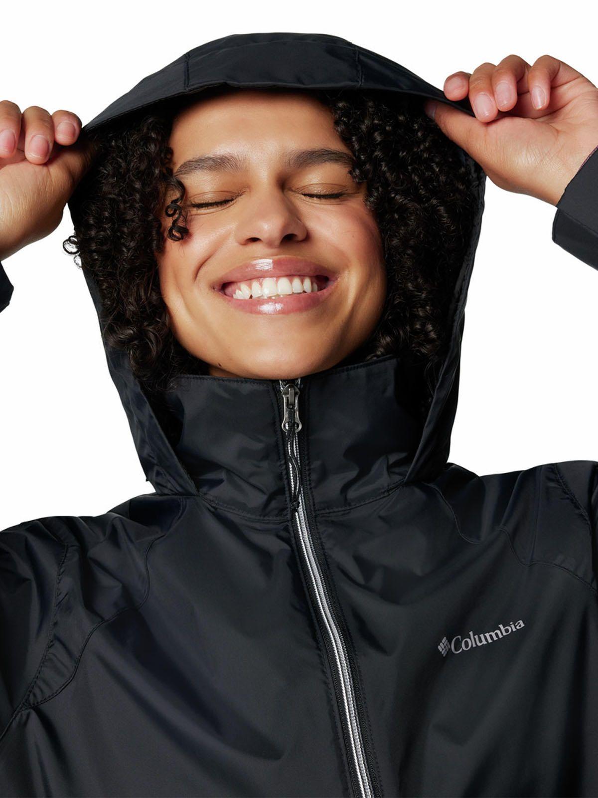 Cortaviento Mujer Switchback Iv Negro-3