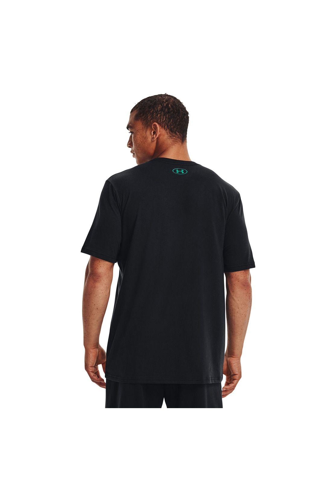 Polera Hombre Camo Chest Stripe Negro-3