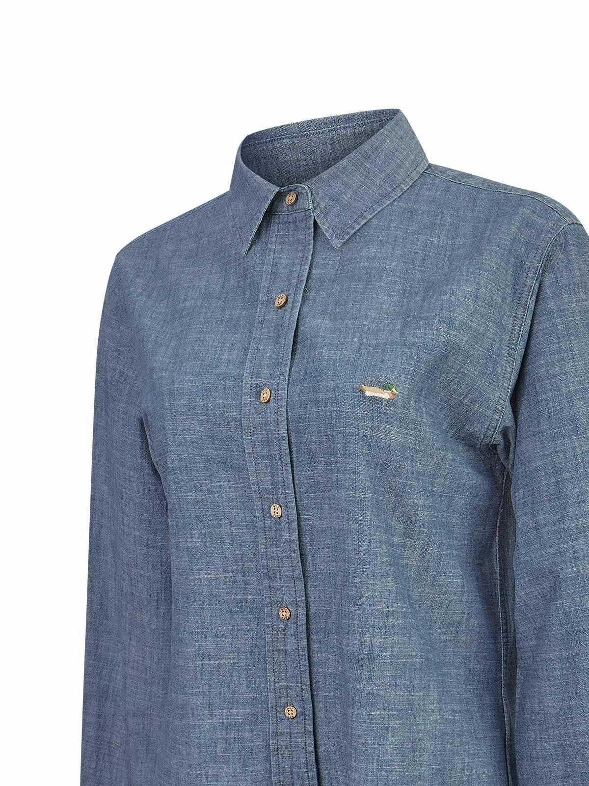 Blusa Algodón Mujer Moroco Azul-3