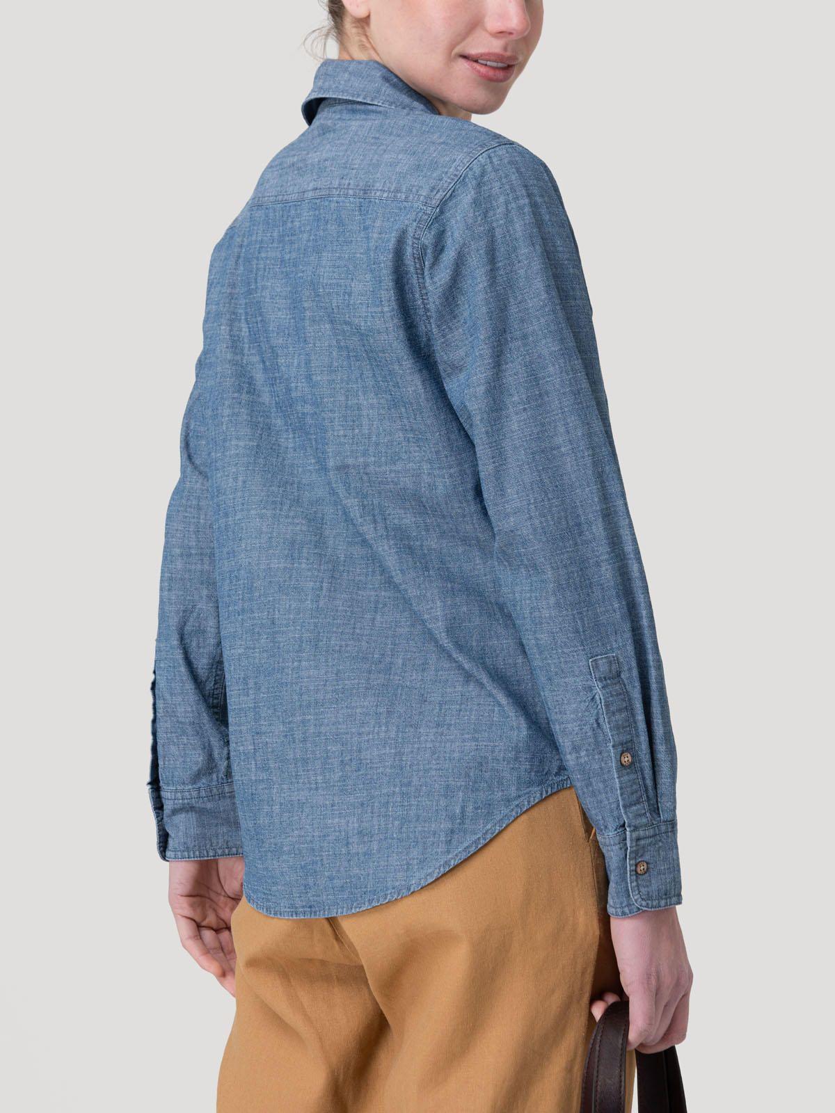 Blusa Algodón Mujer Moroco Azul-5