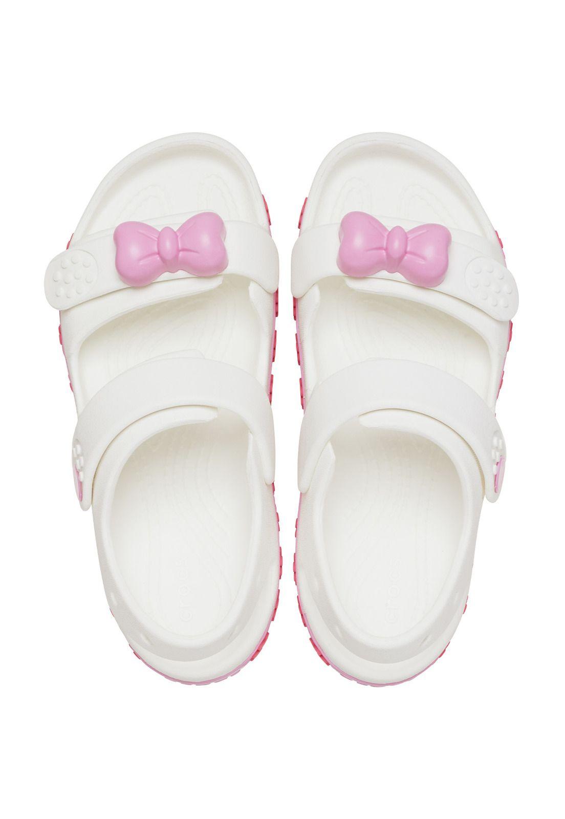 Sandalia Niño Crocband T Blanco-4