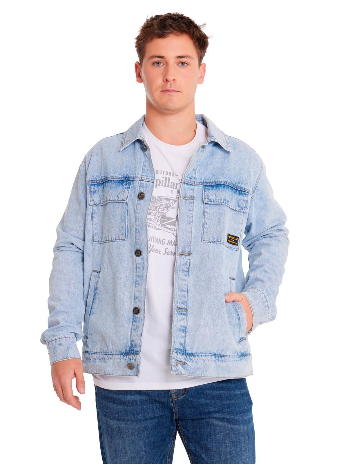 Chaqueta Unisex Denim Work Jacket Azul Claro-1