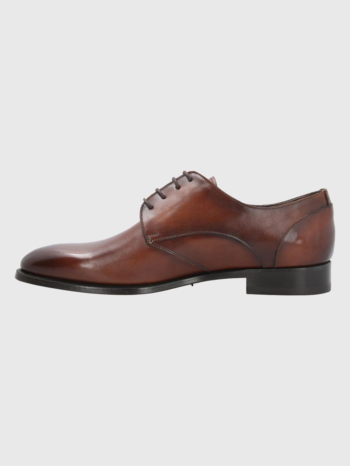 Zapato Cuero Café Hombre Messia -5