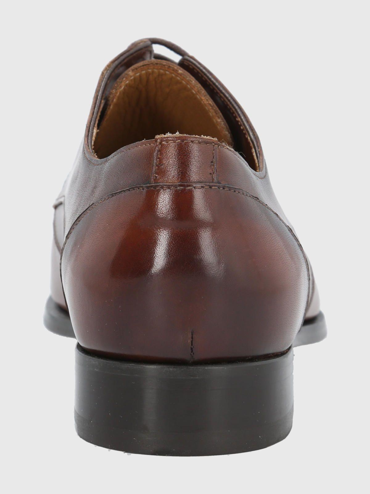Zapato Cuero Café Hombre Messia -6
