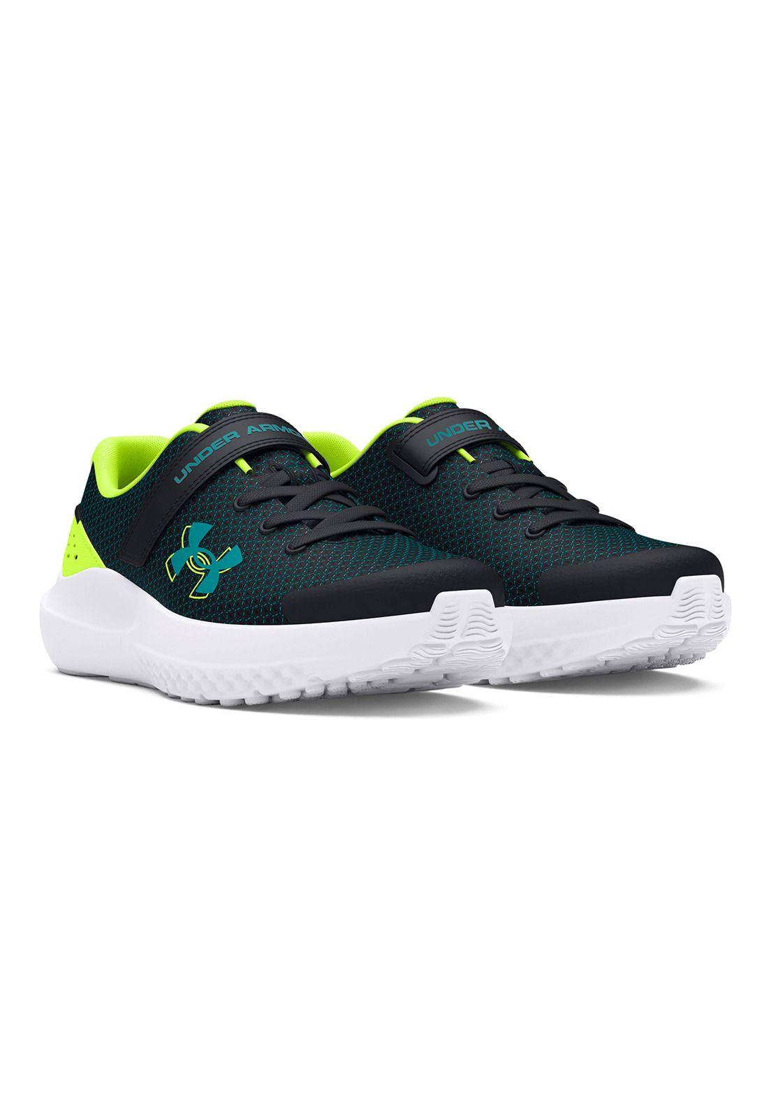 Zapatilla Ua Bps Surge 4 Ac Negro Niño-5