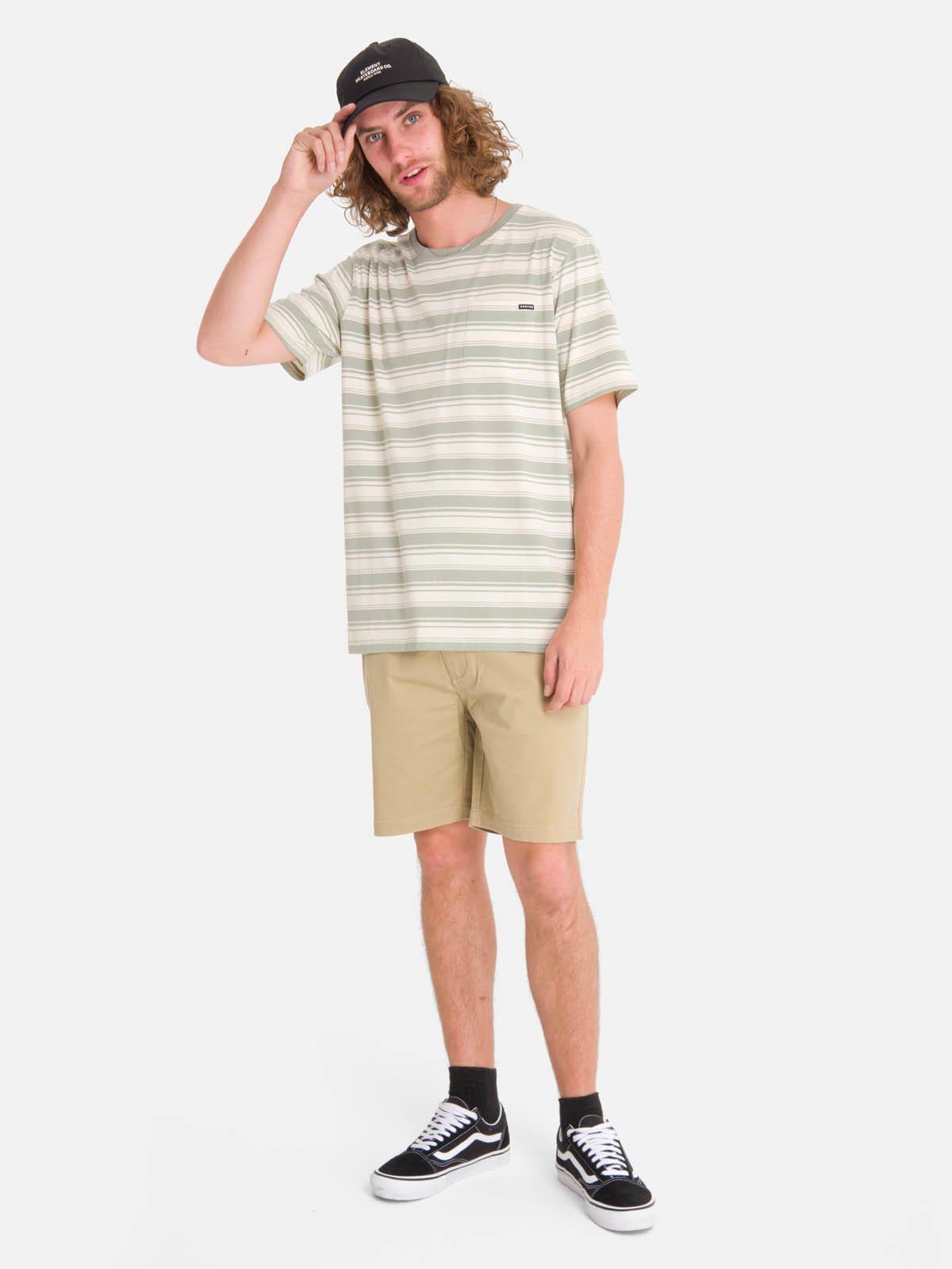 Polera m/c Hombre Stripe Gris-3