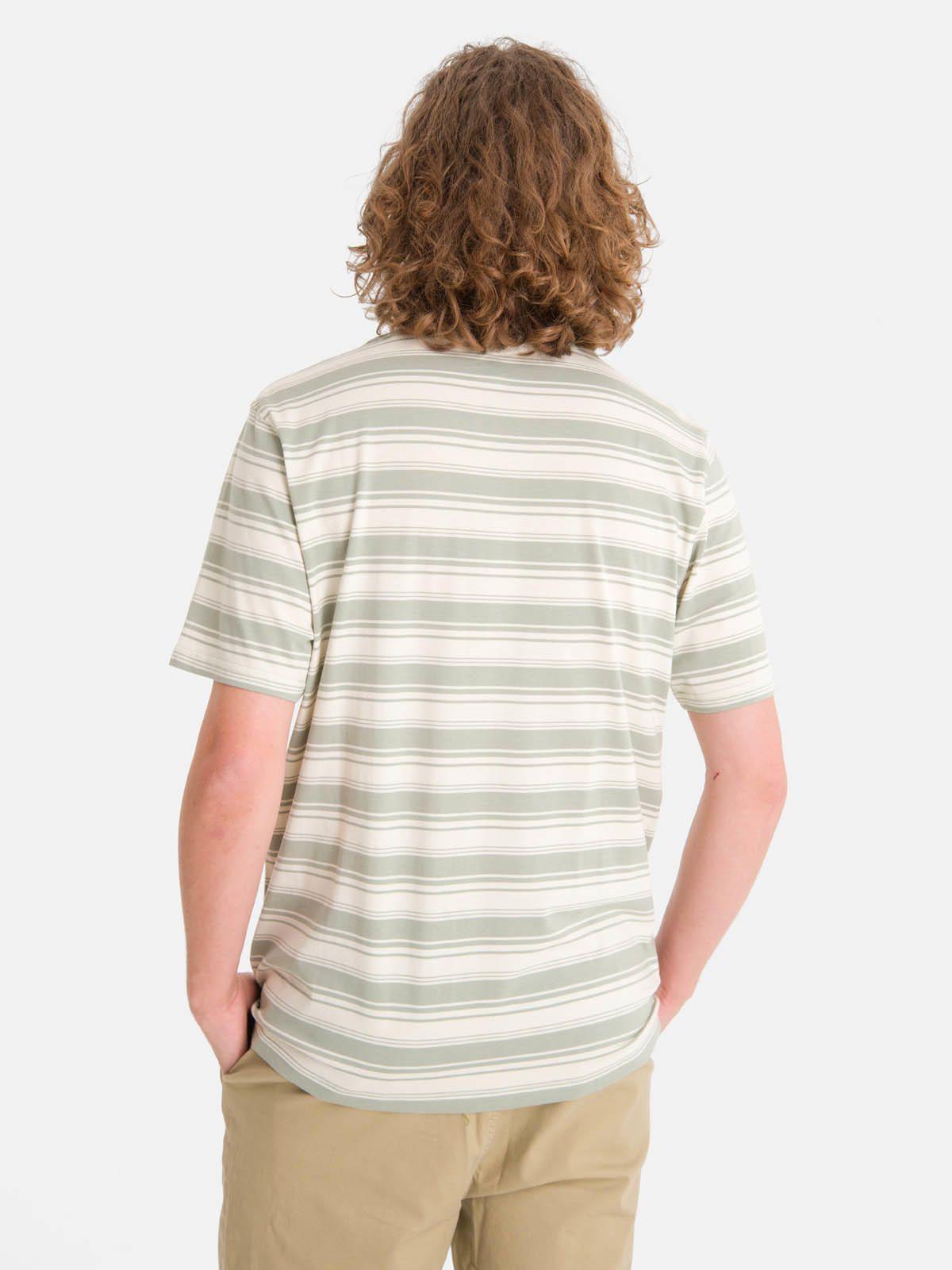 Polera m/c Hombre Stripe Gris-1