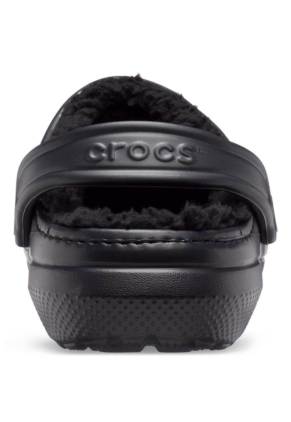 Zueco Crocs Hombre Classic Lined Clog Negro-7