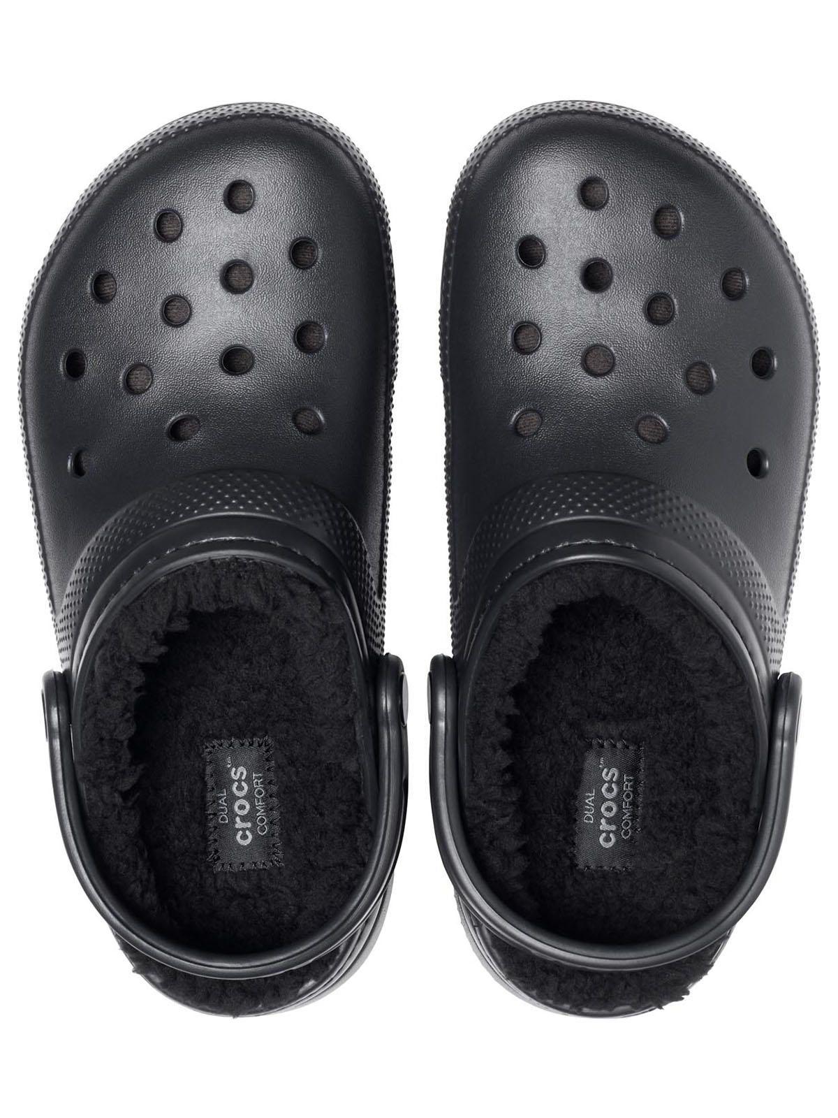 Zueco Crocs Hombre Classic Lined Clog Negro-5
