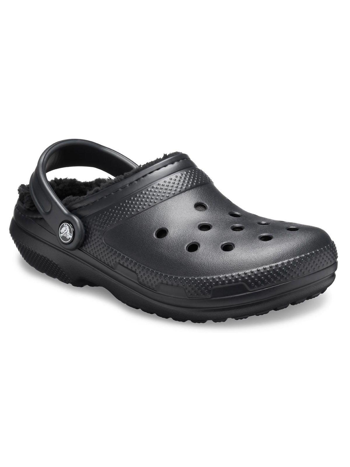 Zueco Crocs Hombre Classic Lined Clog Negro-7