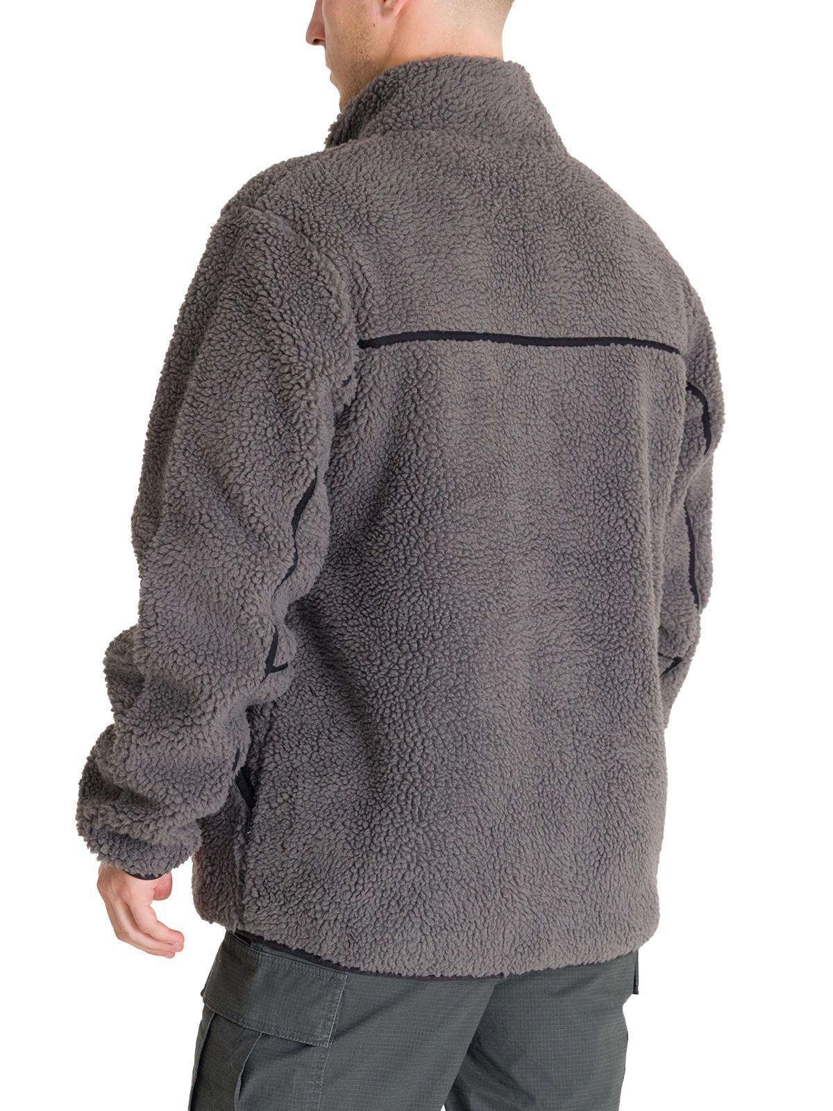 Polar Hombre Sherpa Bonded Gris-3