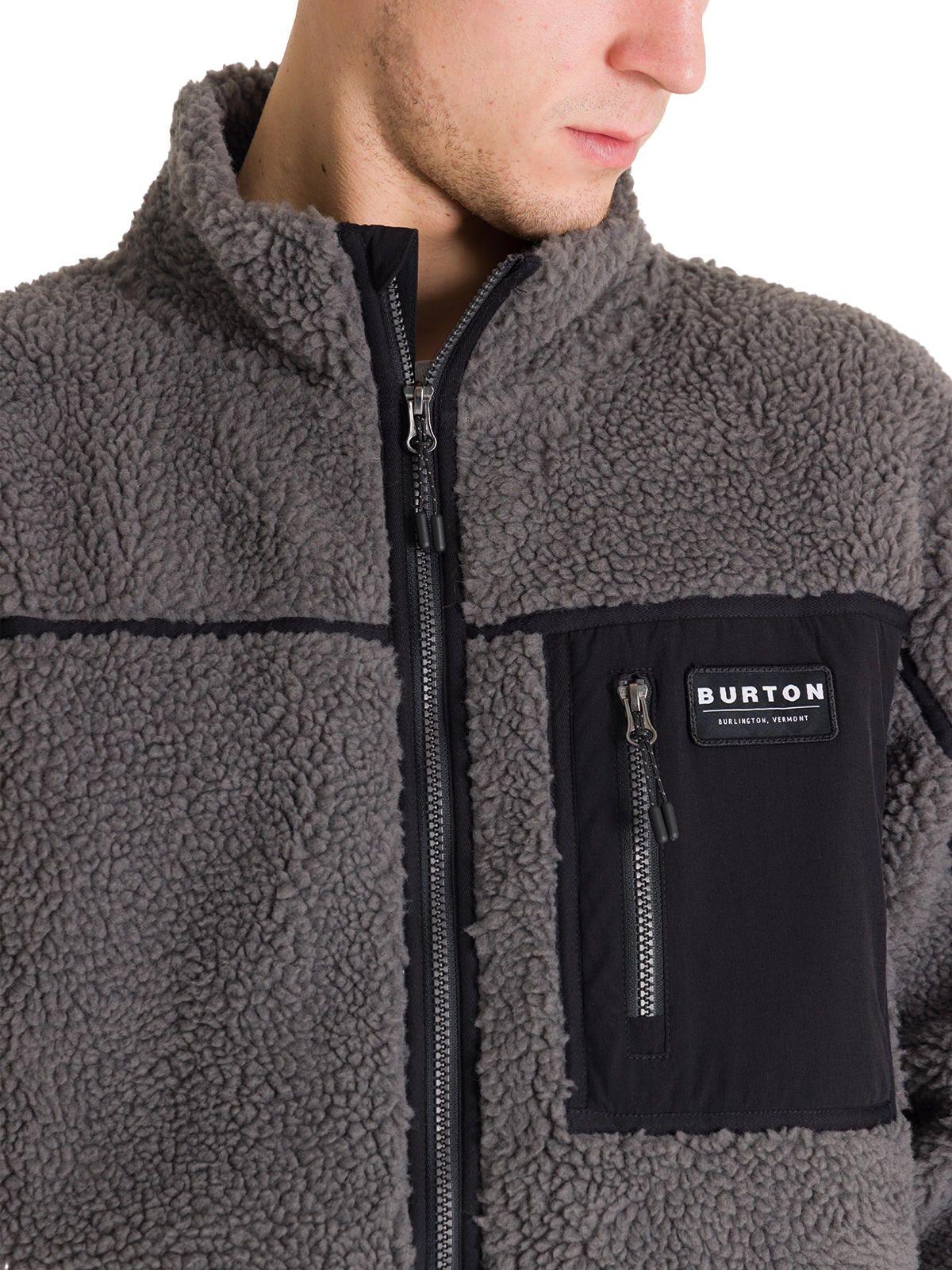 Polar Hombre Sherpa Bonded Gris-4