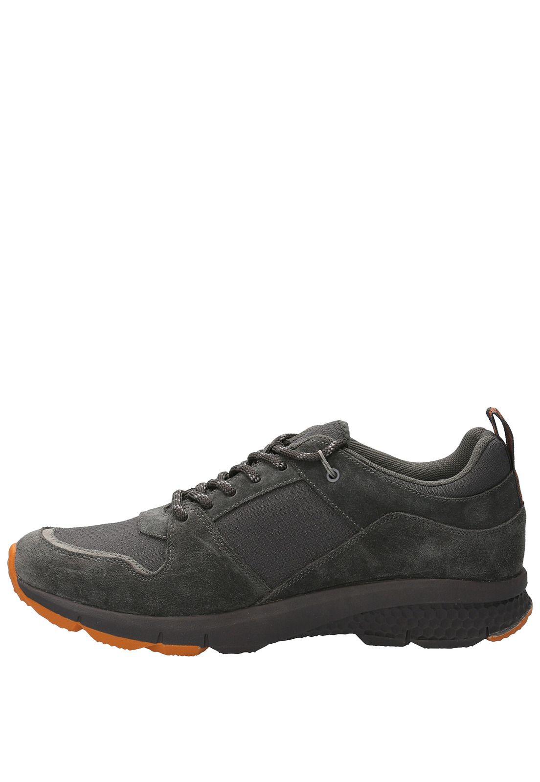 Zapatilla Cuero Hombre Negara Gris Oscuro-5