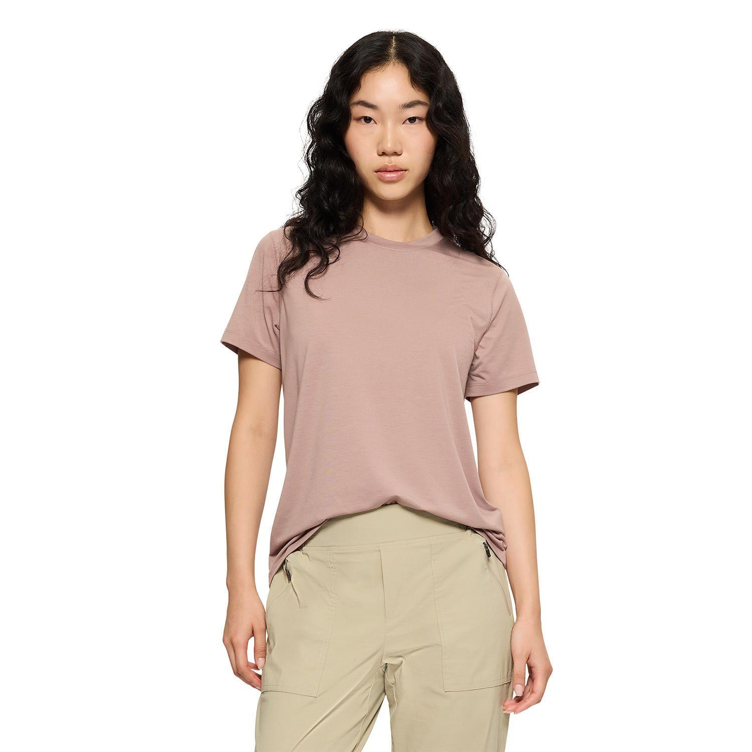 Polera Manga Corta Mujer Every Tencel Rosado-0