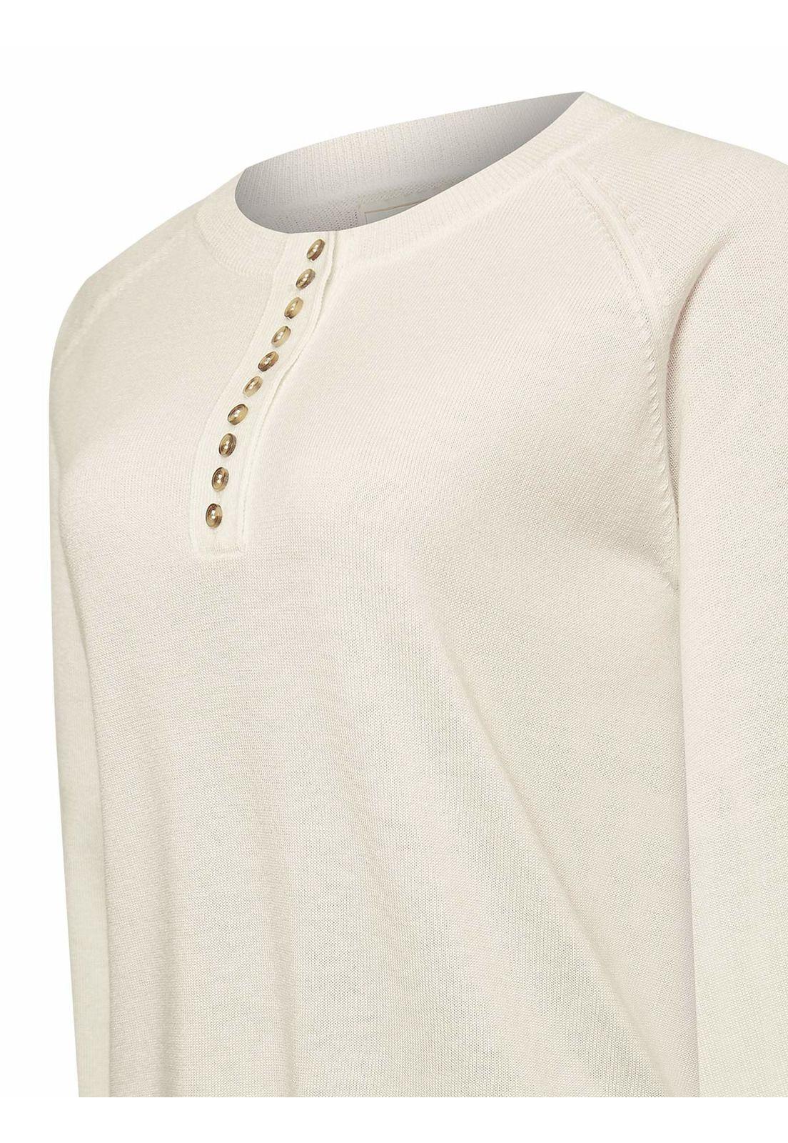 Sweater Mujer Omaha Blanco -3