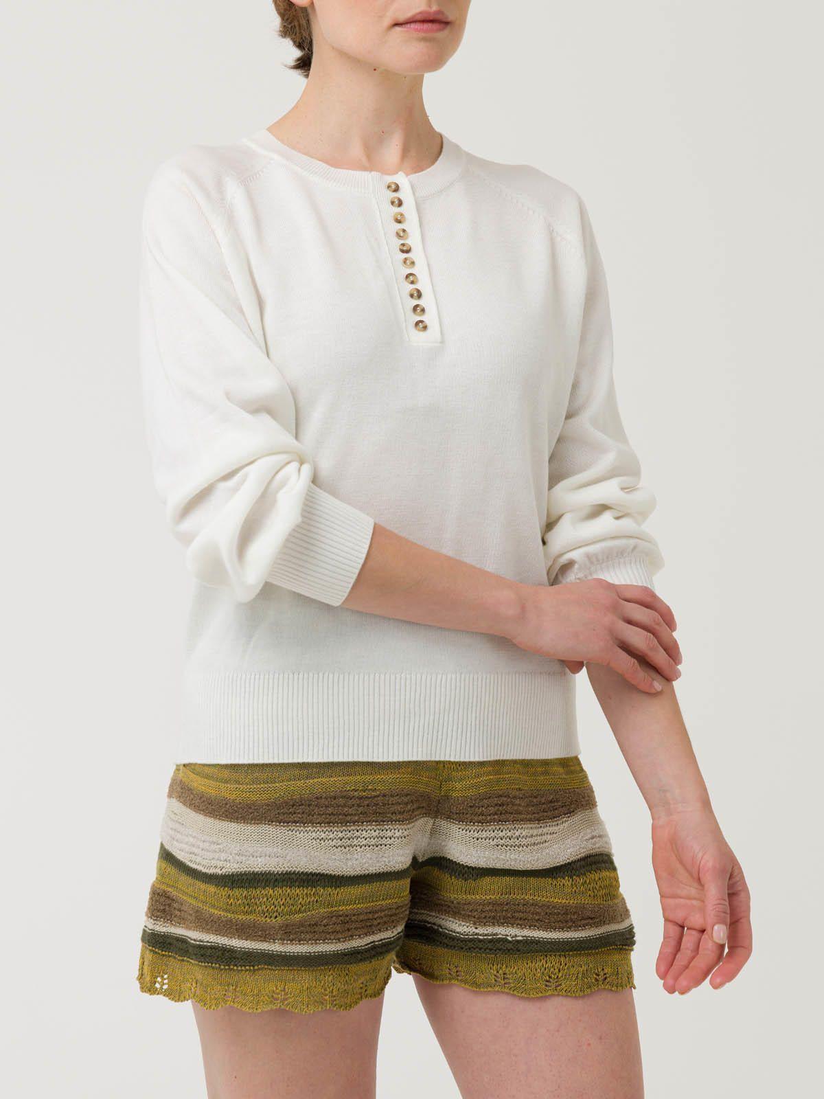 Sweater Mujer Omaha Blanco -4