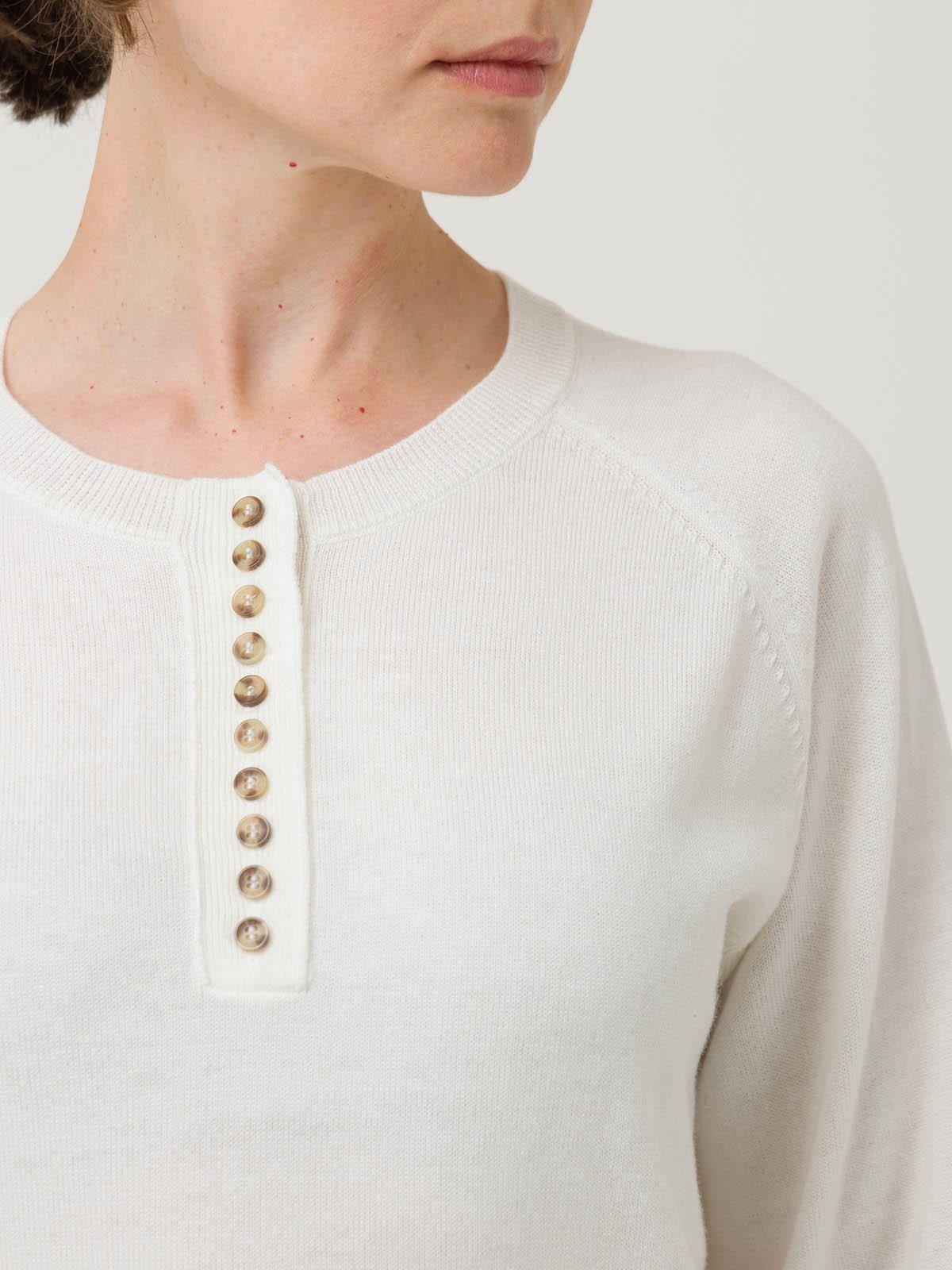 Sweater Mujer Omaha Blanco -6