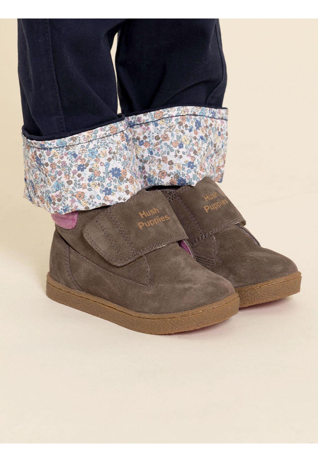 Botin Cuero Brunos Vl Niña Café-1