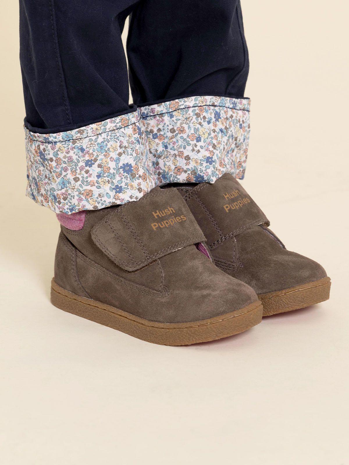 Botin Cuero Brunos Vl Niña Café-1