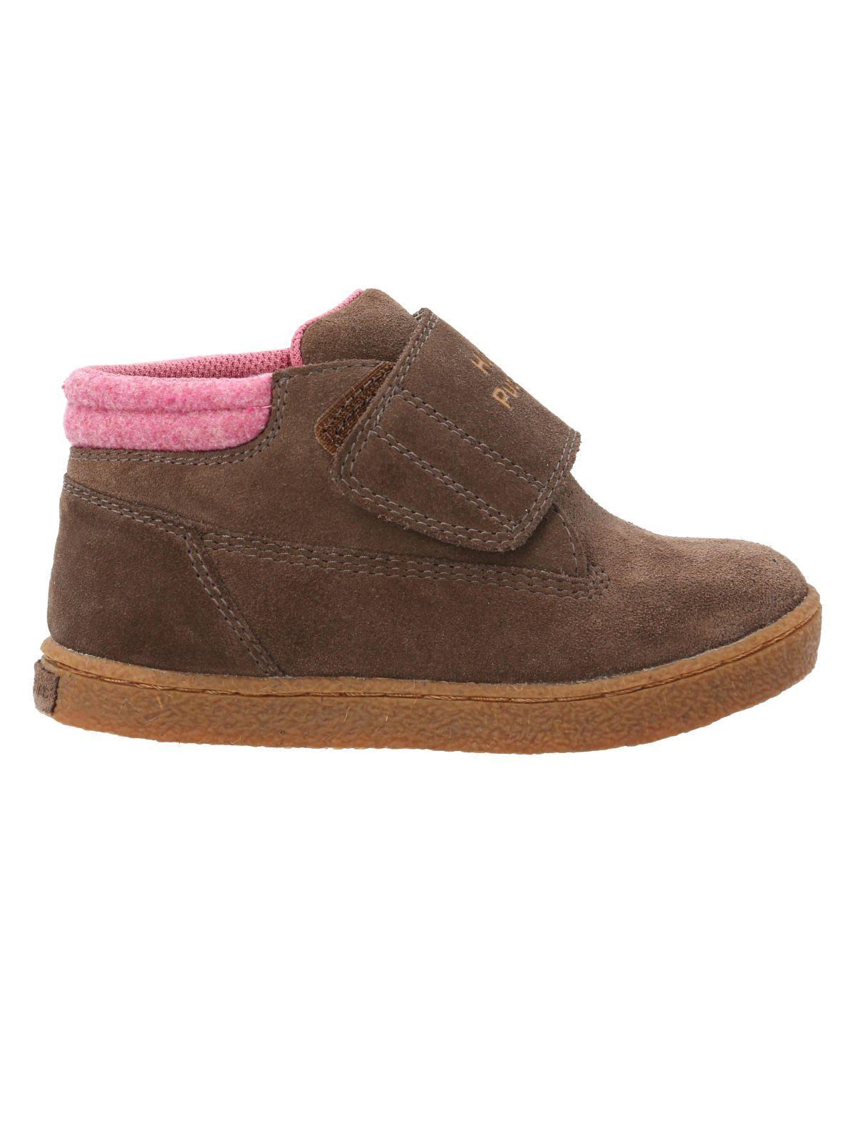 Botin Cuero Brunos Vl Niña Café-0