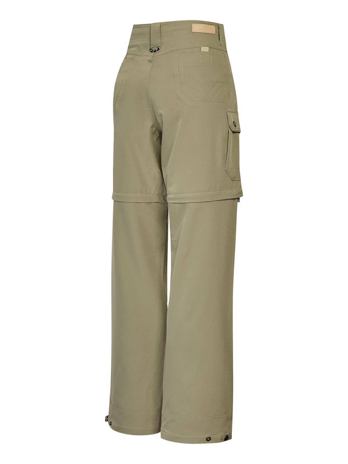 Pantalón Desmontable Mujer Verde -1