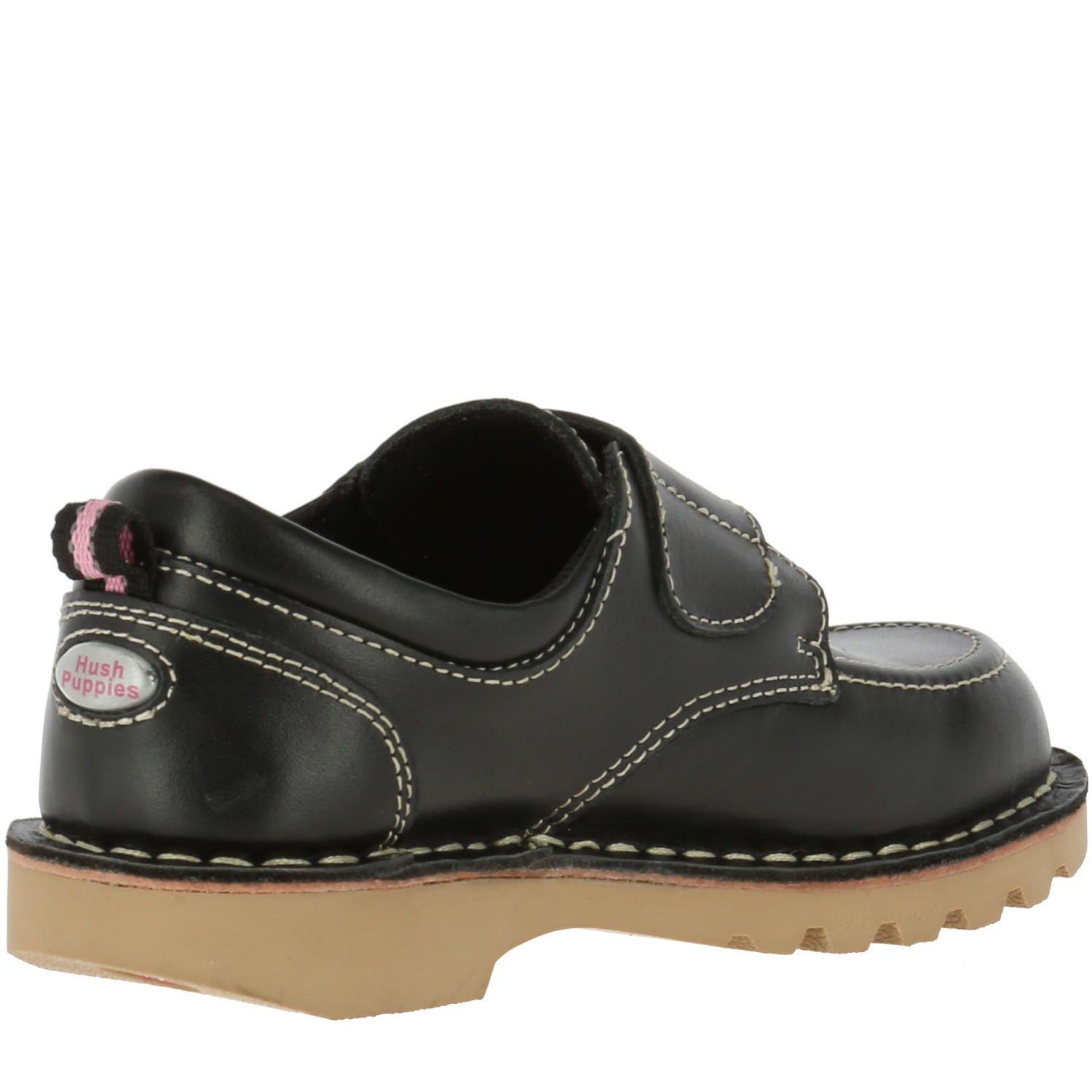Zapato Niña Cuero Spring Velcro Ii Negro-4