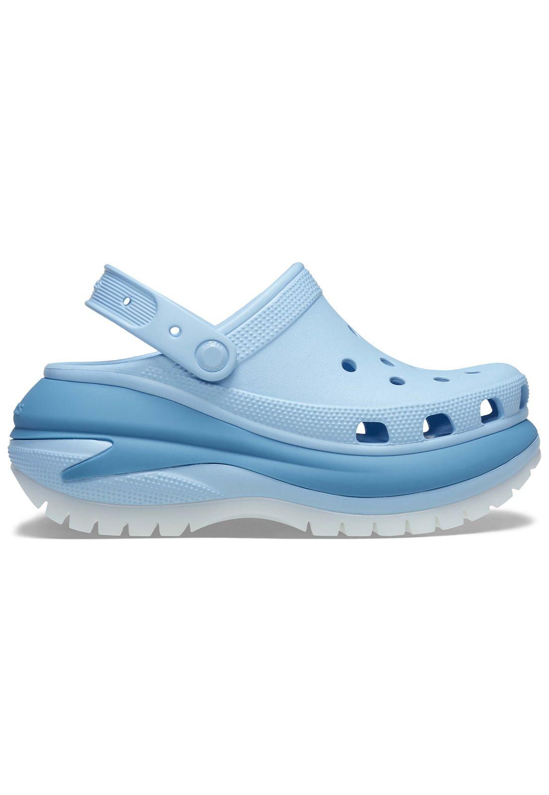 Zueco Crocs Mujer Megacrush Matte Celeste-0