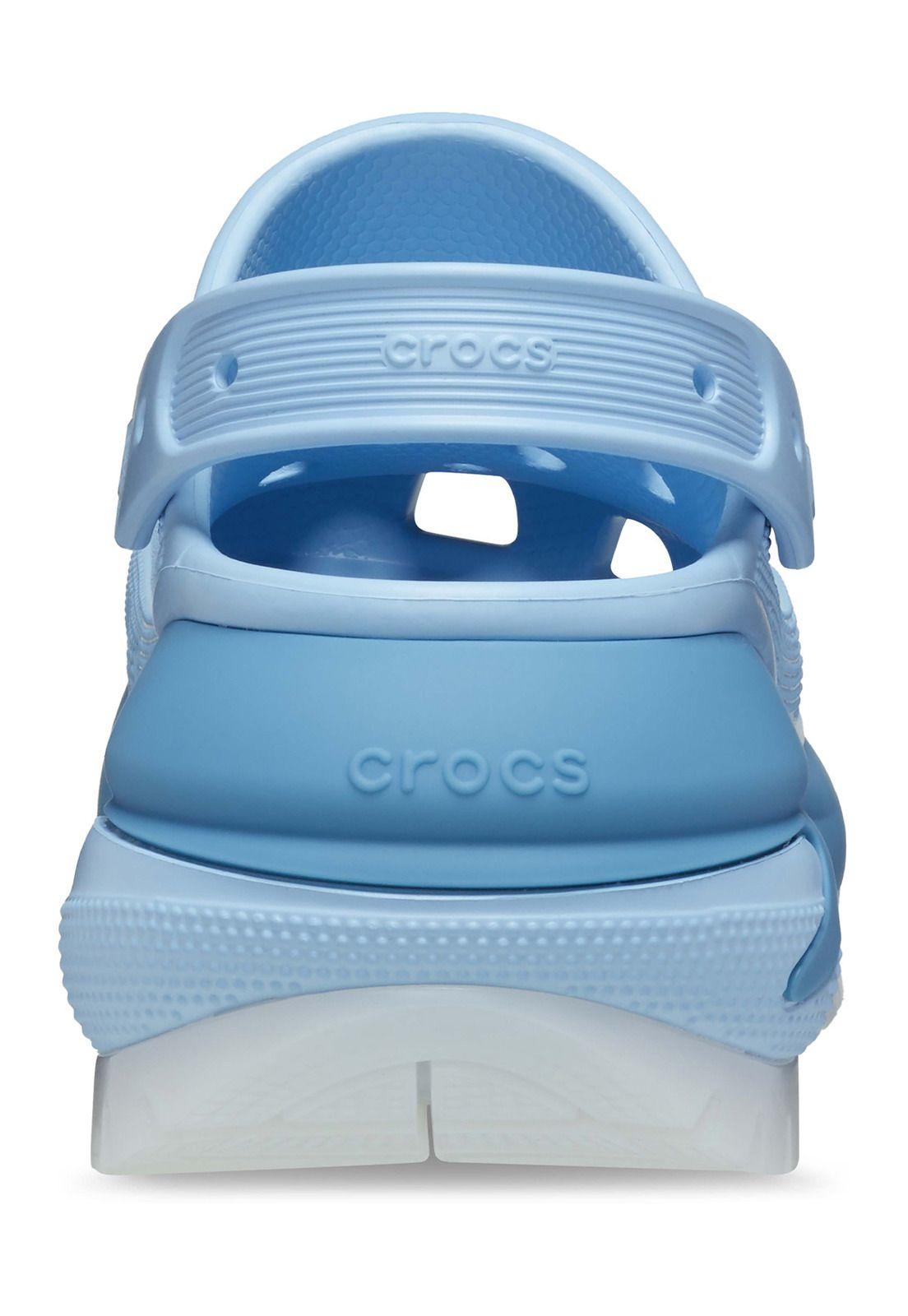 Zueco Crocs Mujer Megacrush Matte Celeste-6