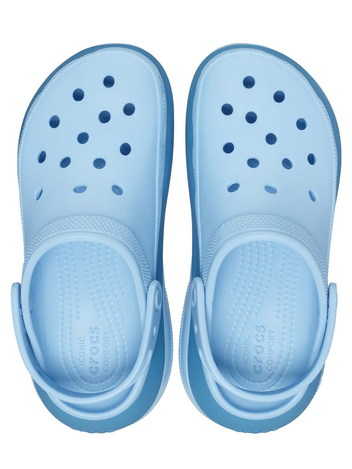 Zueco Crocs Mujer Megacrush Matte Celeste-4