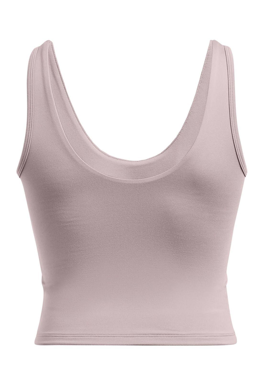 Polera sin mangas Motion para mujer Gris-1