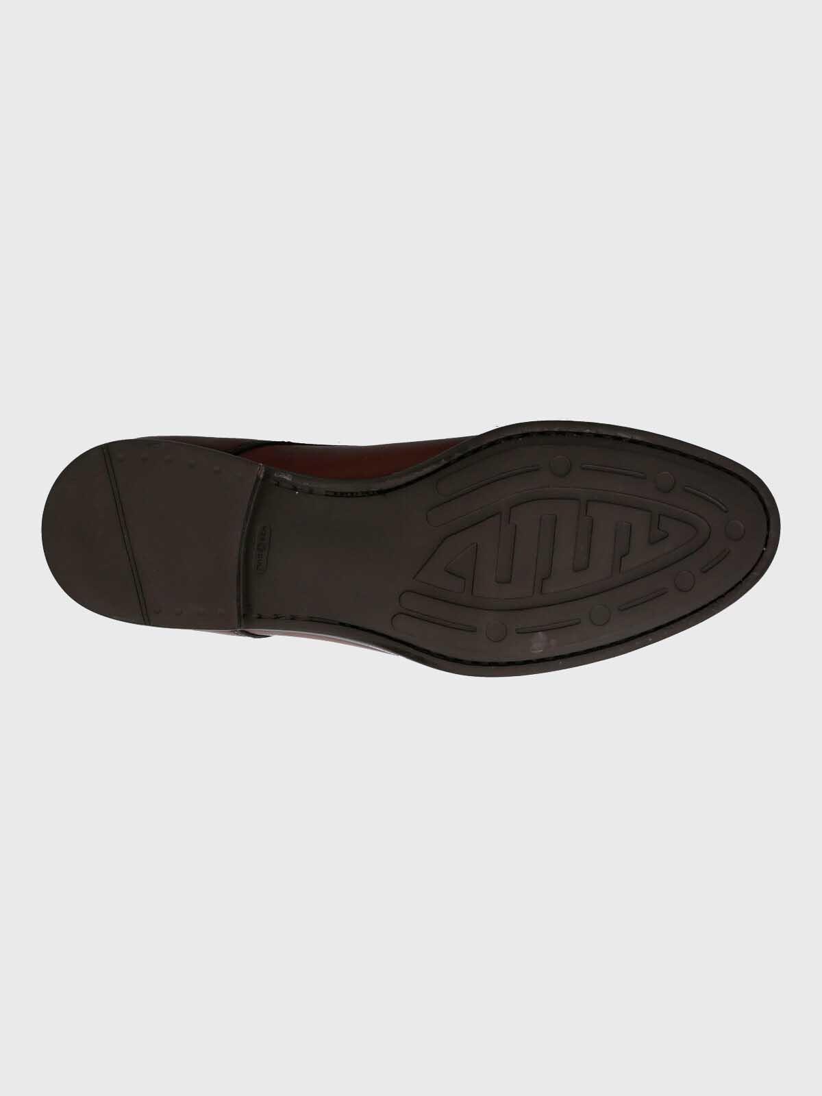 Zapato Italiano Hombre Cuero Leccio Café-7