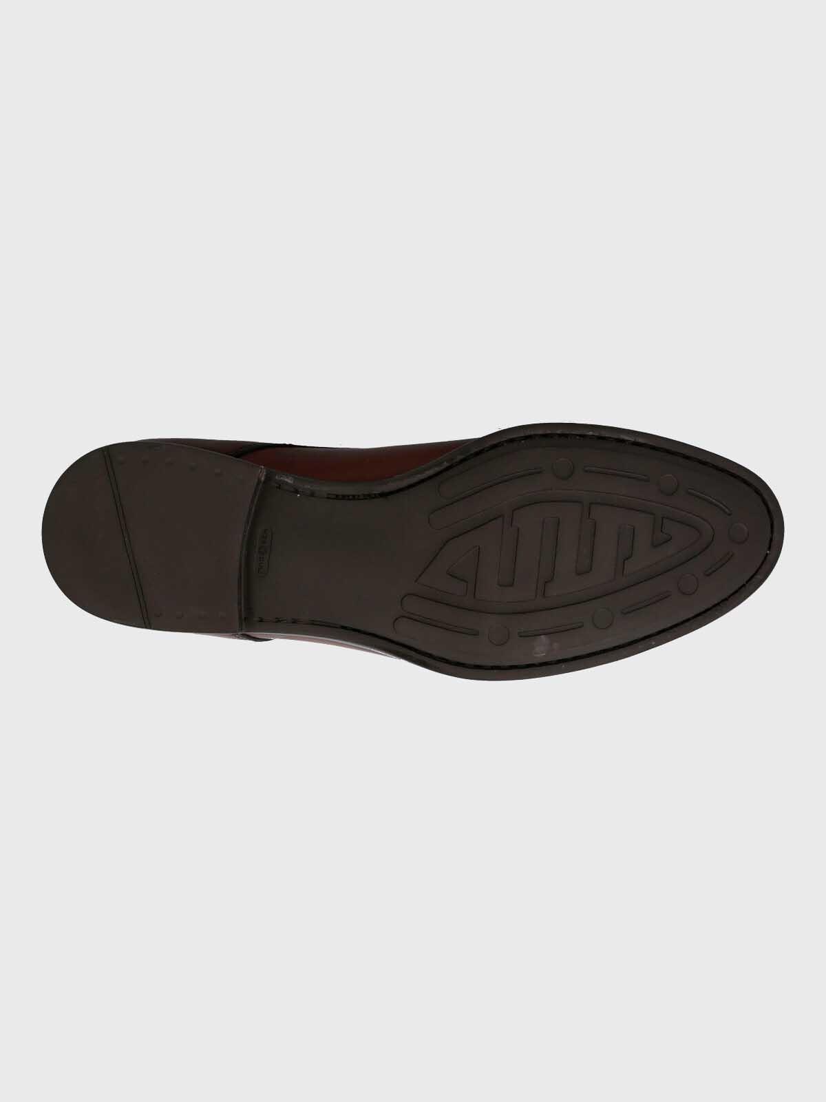 Zapato Italiano Hombre Cuero Leccio Café-7