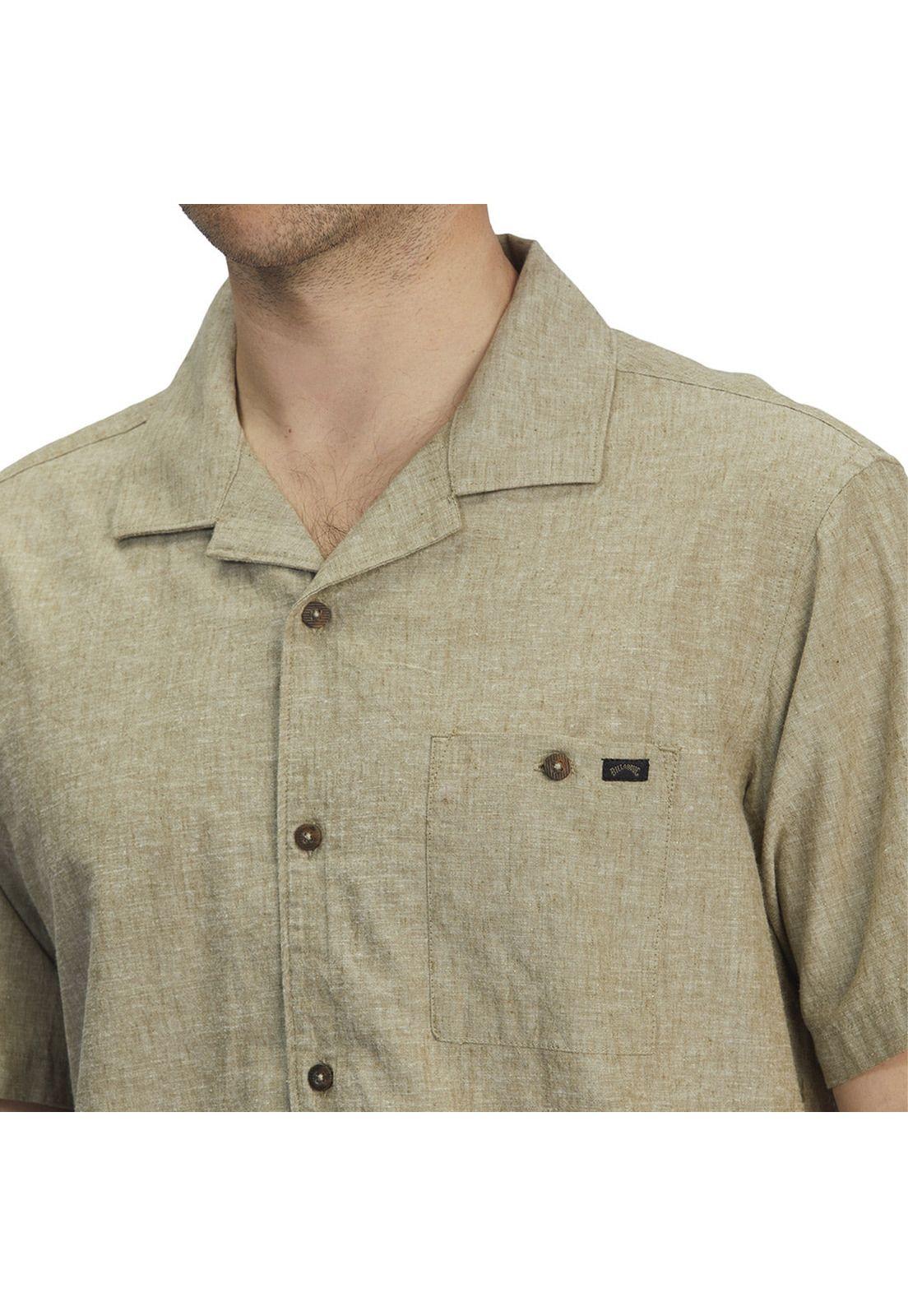 Camisa M/C Hombre Vacay All Day Verde-2