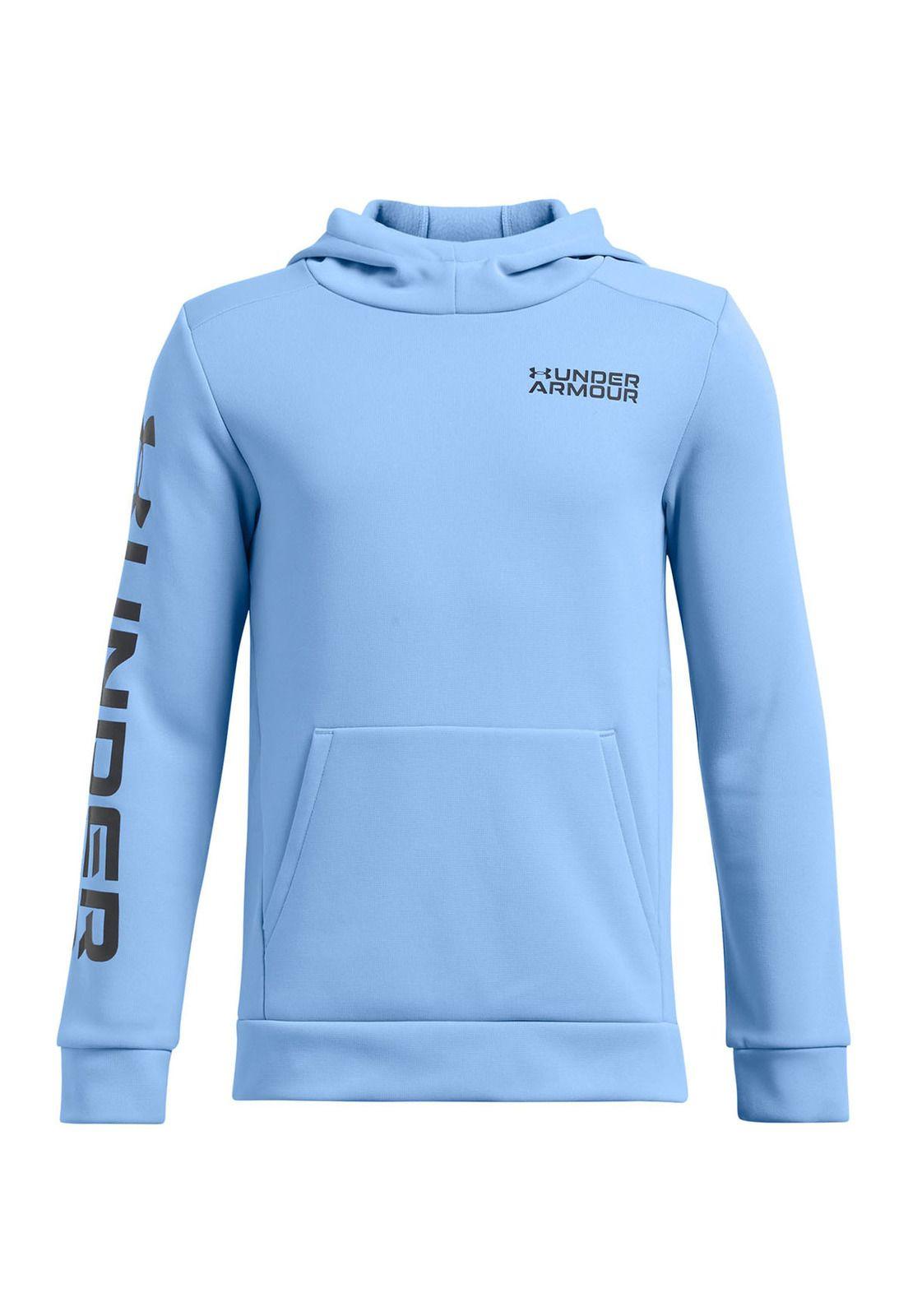 Polerón Armor Fleece® Wordmark niño Azul-0